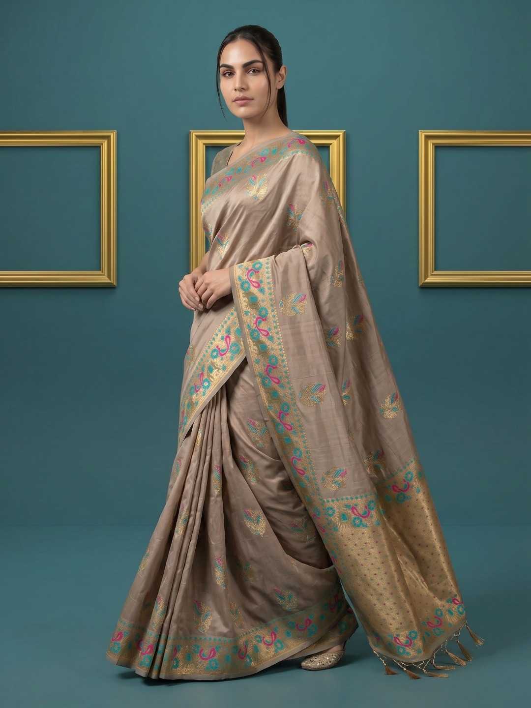 YNF Wholesale Zari Silk Traditional Silk Sarees KESH692 PALAK | Surat Manufacturer
