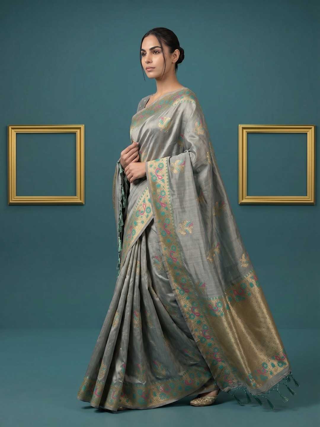 YNF Wholesale Zari Silk Traditional Silk Sarees KESH692 PALAK | Surat Manufacturer
