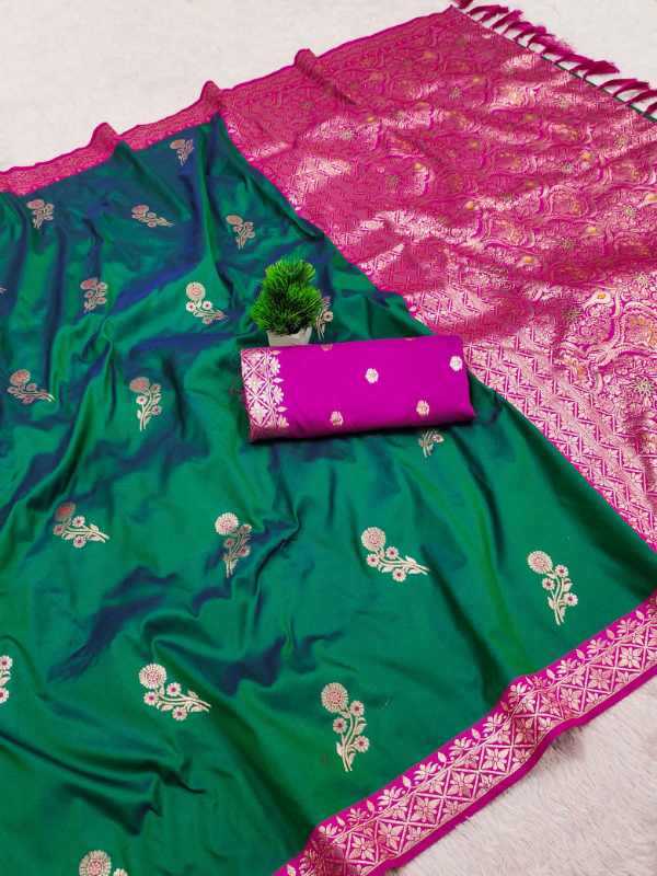 YNF Wholesale Banarasi Soft Silk Zari Border Sarees KESH700 Dolly | Surat Manufacturer