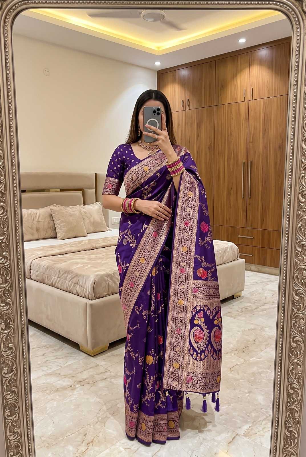 YNF Wholesale Banarasi Soft Silk Designer Sarees KESH700 Woven | Surat Manufacturer
