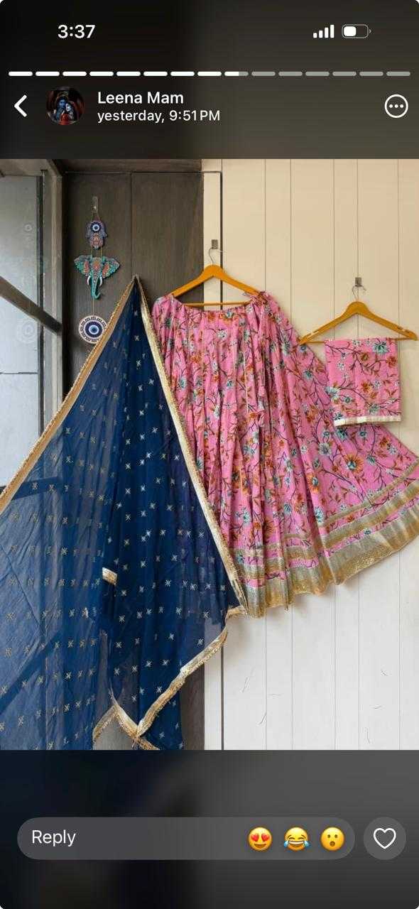YNF Wholesale Cotton Cambric Fancy Lehenga KESH711 5 Star Pair | Surat Manufacturer