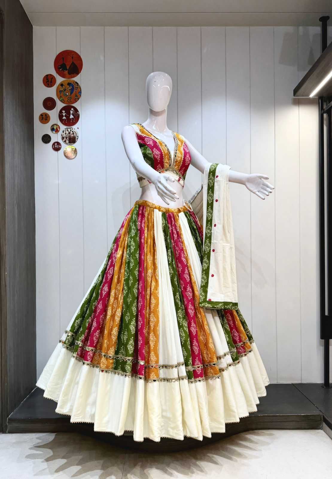 YNF Wholesale Cotton Cambric Fancy Lehenga KESH711 Bubbles Heavy | Surat Manufacturer