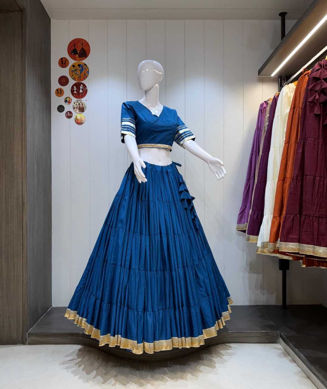 YNF Wholesale Heavy Roman Silk Fancy Lehenga KESH711 Chocolate | Surat Manufacturer