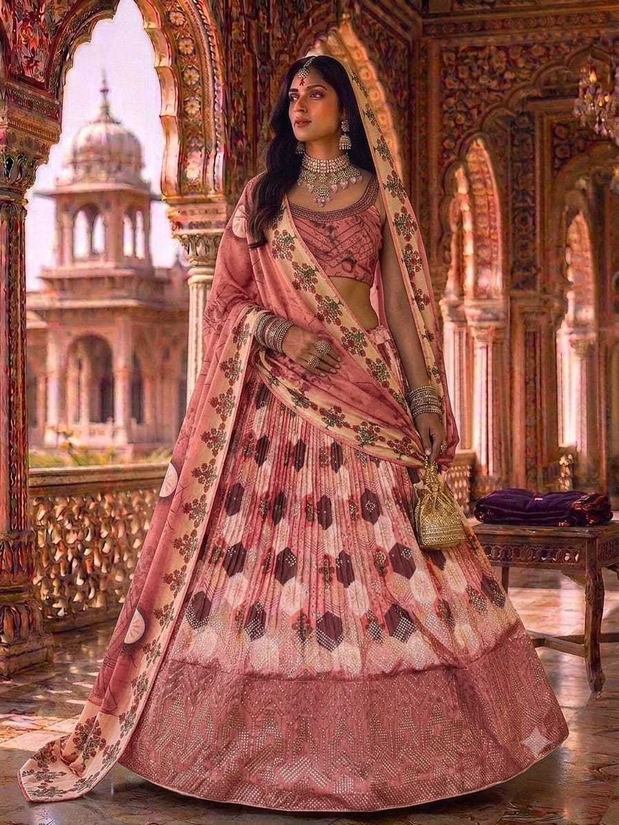 YNF Wholesale Chinon Fancy Lehenga KESH711 Kavyanika | Surat Manufacturer