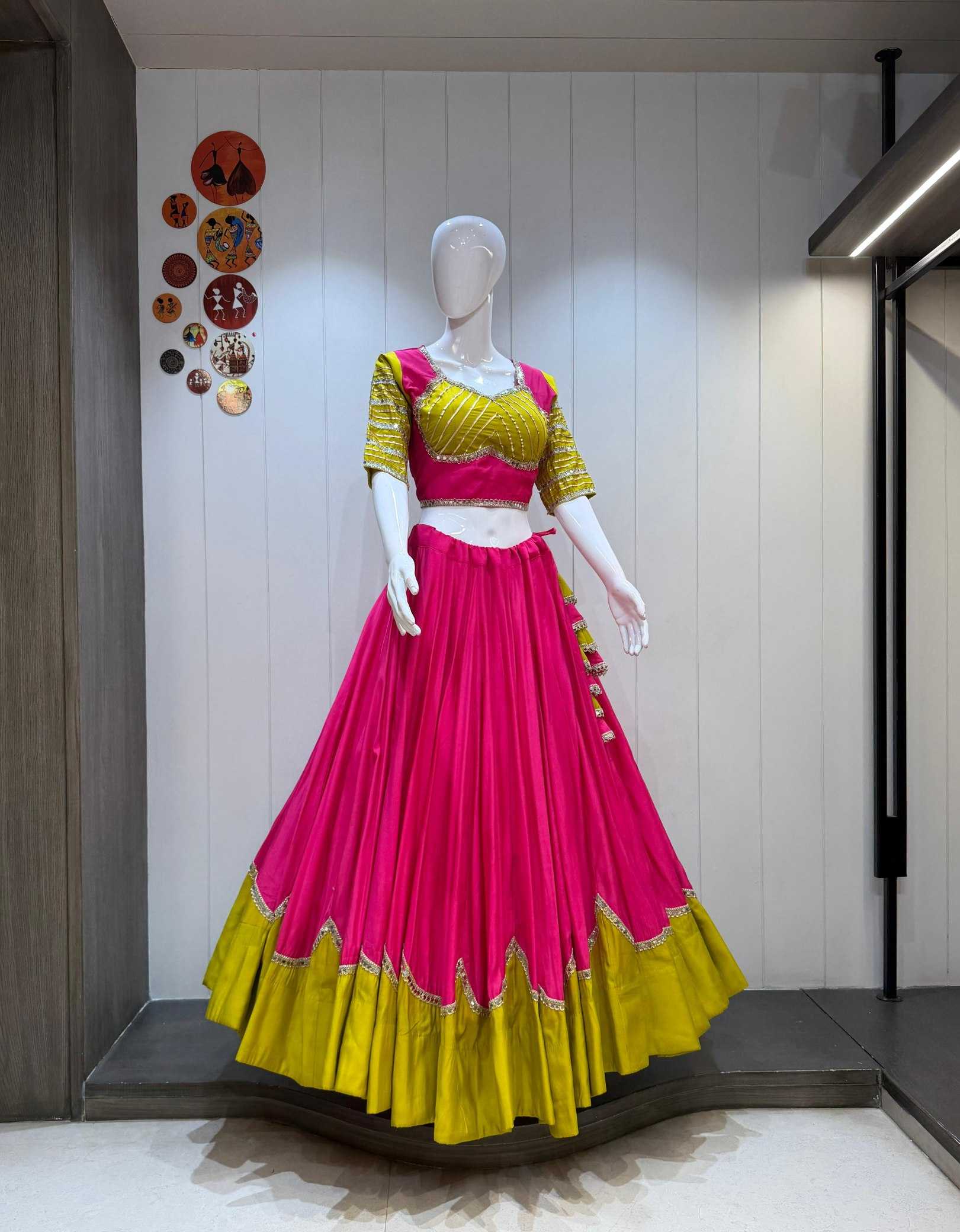 YNF Wholesale Pure Silk Traditional Lehenga KESH711 Moon | Surat Manufacturer