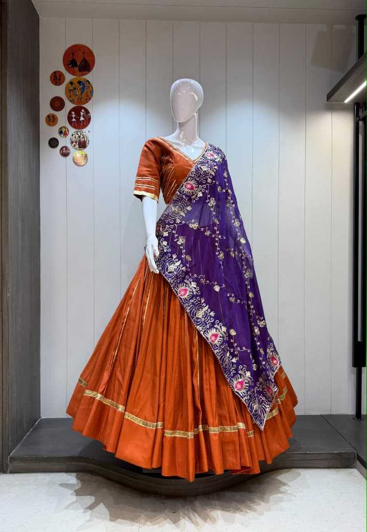 YNF Wholesale Heavy Roman Silk Traditional Lehenga KESH711 One Line 2 Piece | Surat Manufacturer