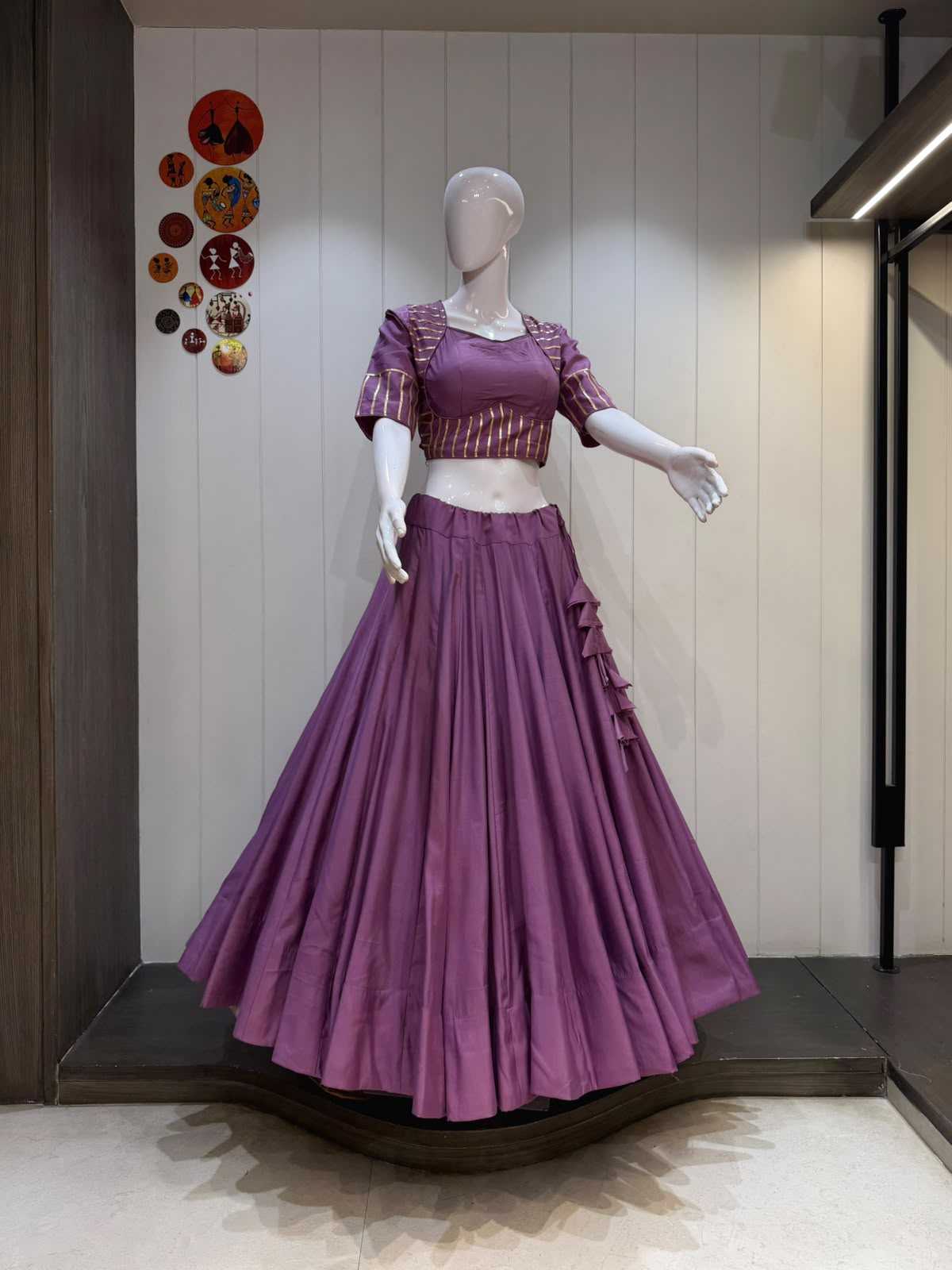 YNF Wholesale Soft Cotton Silk Traditional Lehenga KESH711 Tara Skirt Blouse | Surat Manufacturer