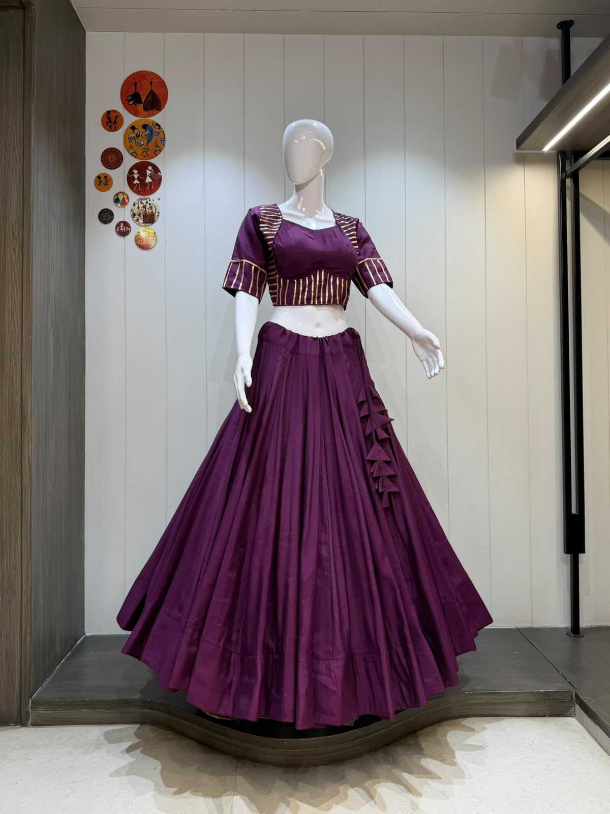 YNF Wholesale Soft Cotton Silk Traditional Lehenga KESH711 Tara Skirt Blouse | Surat Manufacturer