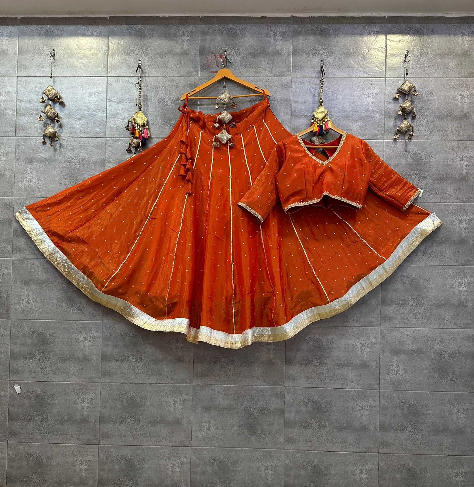 YNF Wholesale Tissue Silk Silk Lehenga KESH711 Tissue Candy | Surat Manufacturer