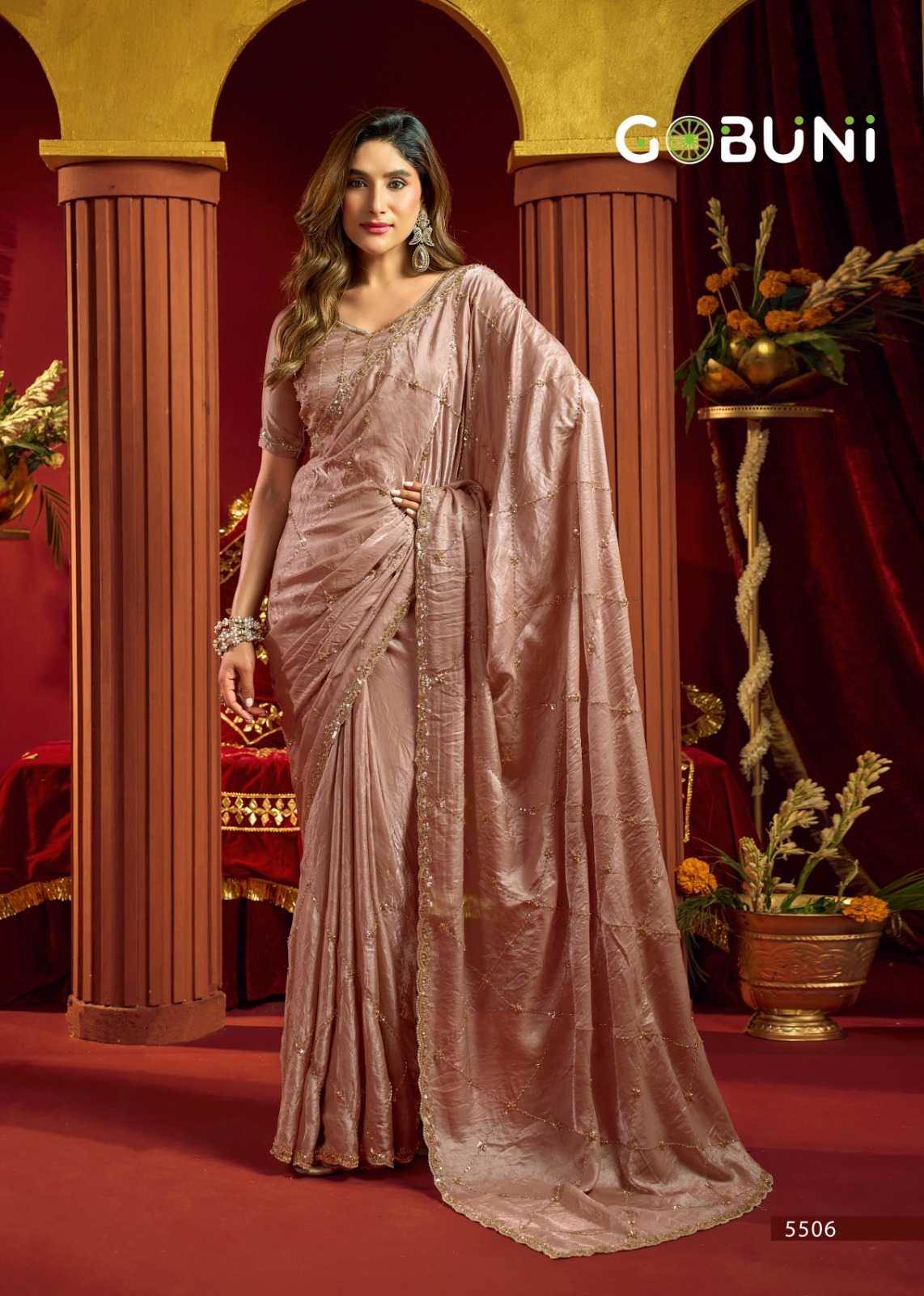 YNF Wholesale Velvet Designer Sarees KESH722 Gobuni Sania | Surat Manufacturer