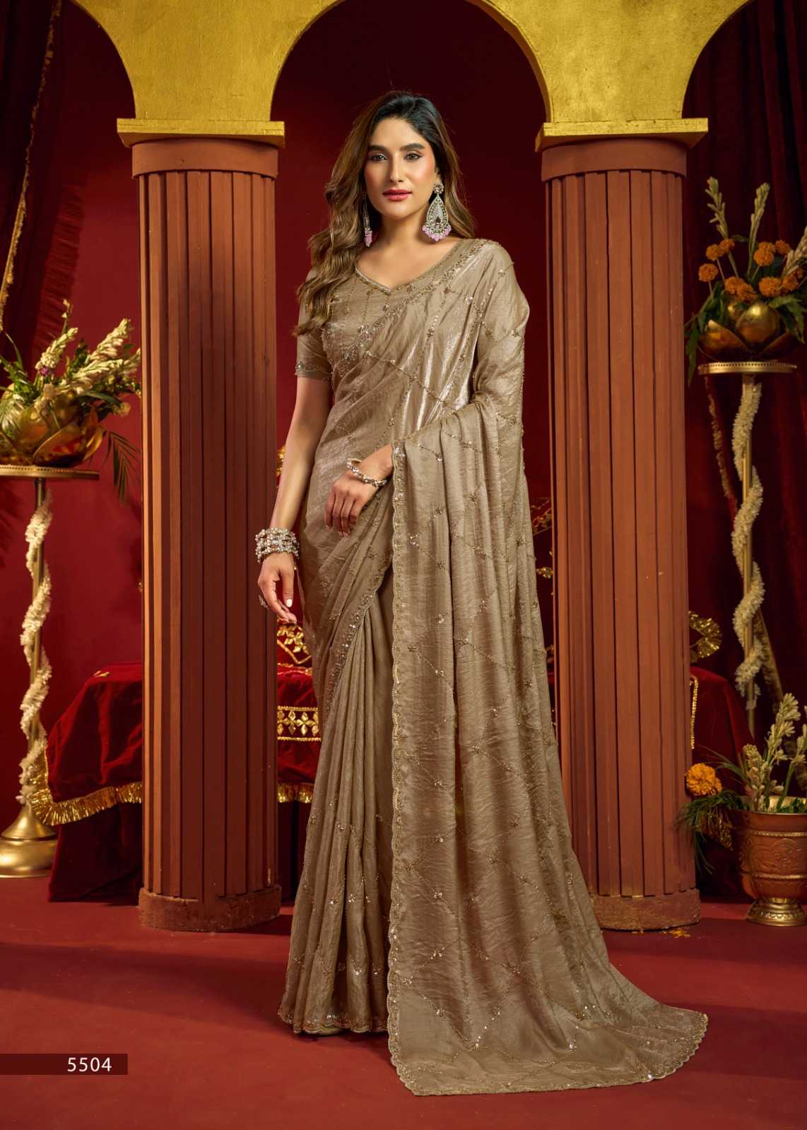 YNF Wholesale Velvet Designer Sarees KESH722 Gobuni Sania | Surat Manufacturer