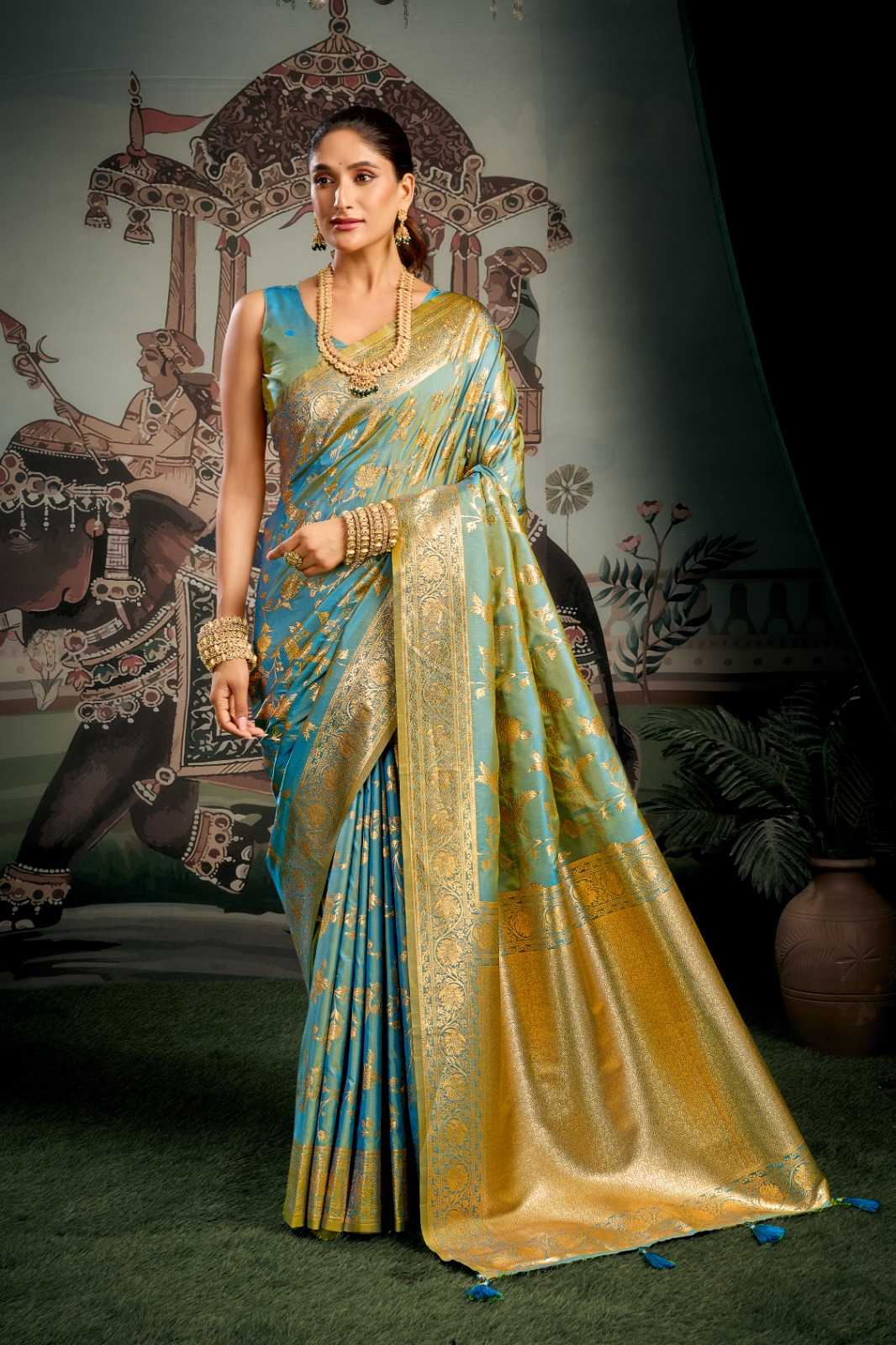 YNF Wholesale Soft Silk Soft Silk Sarees KESH722 Gobuni Sanskruti | Surat Manufacturer