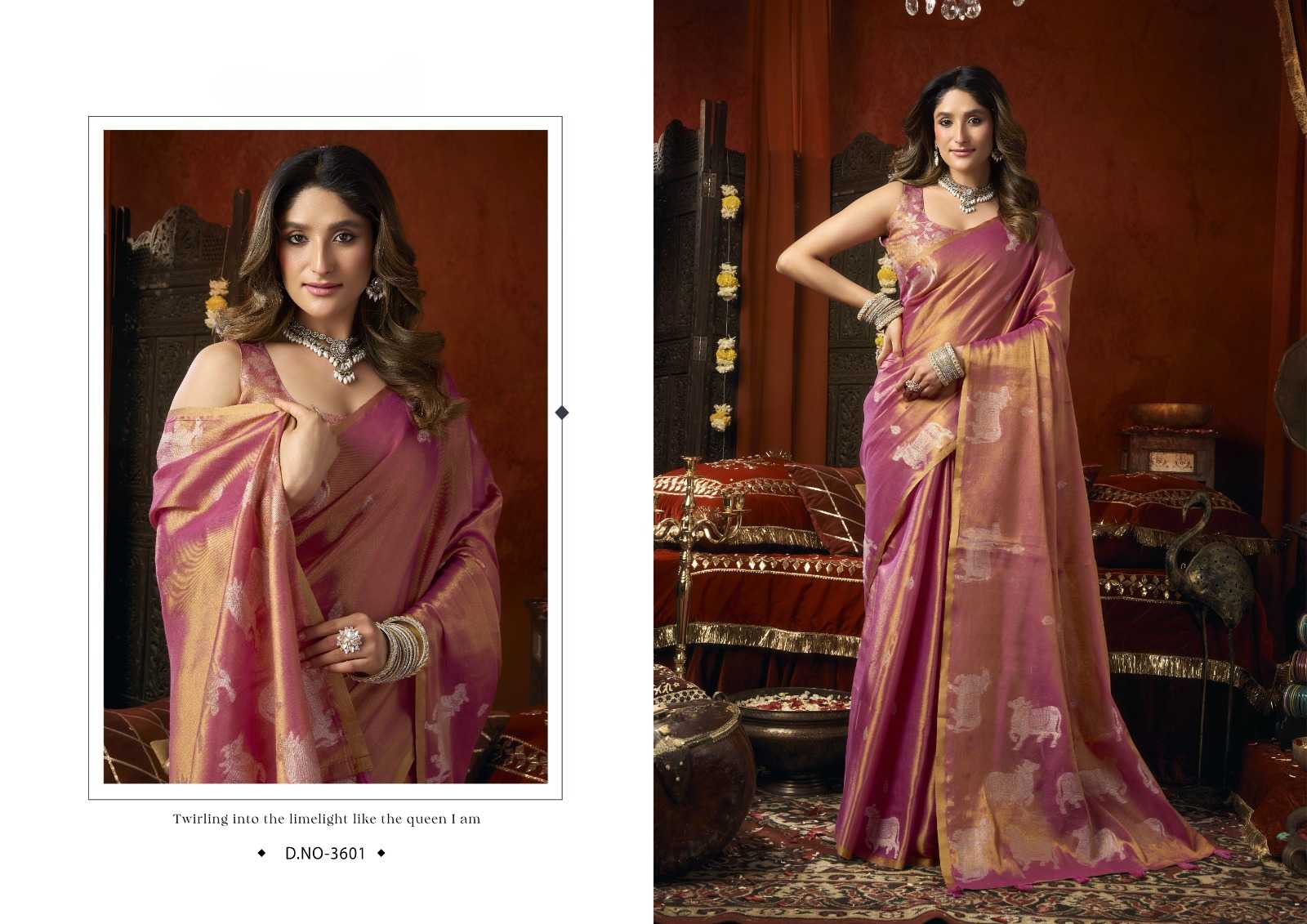 YNF Wholesale Tissue Designer Sarees KESH744 GOBUNI SUPRIYA | Surat Manufacturer