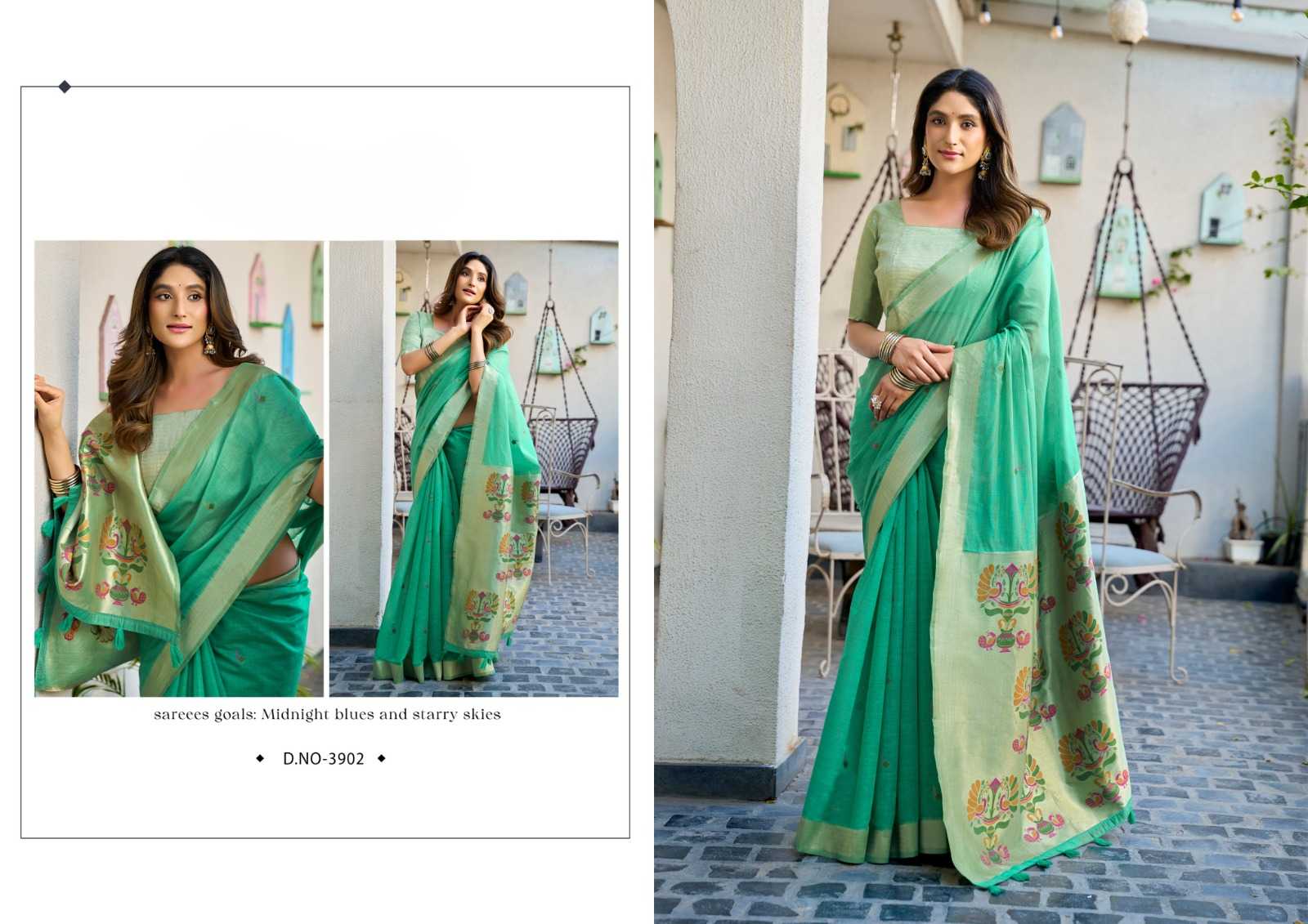 YNF Wholesale Cotton Fancy Sarees KESH744 GOBUNI SURBHI | Surat Manufacturer
