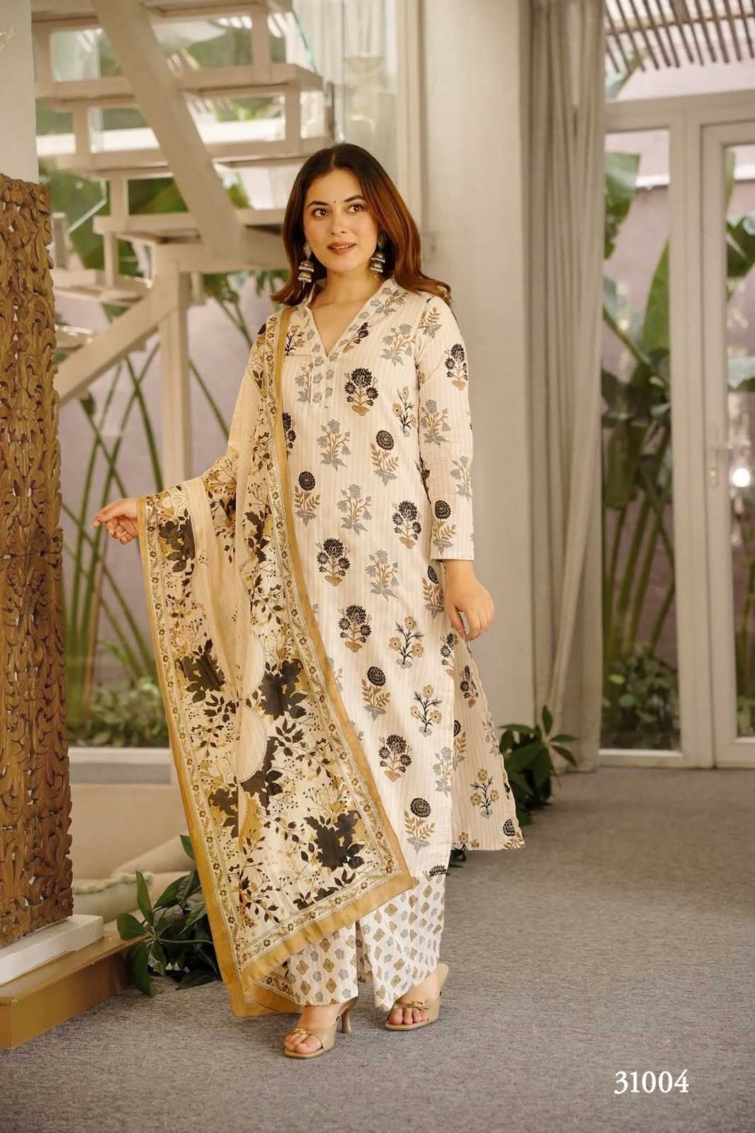 YNF Wholesale Cotton Cambric Printed Suits KESH744 LUCAYA V~31 | Surat Manufacturer