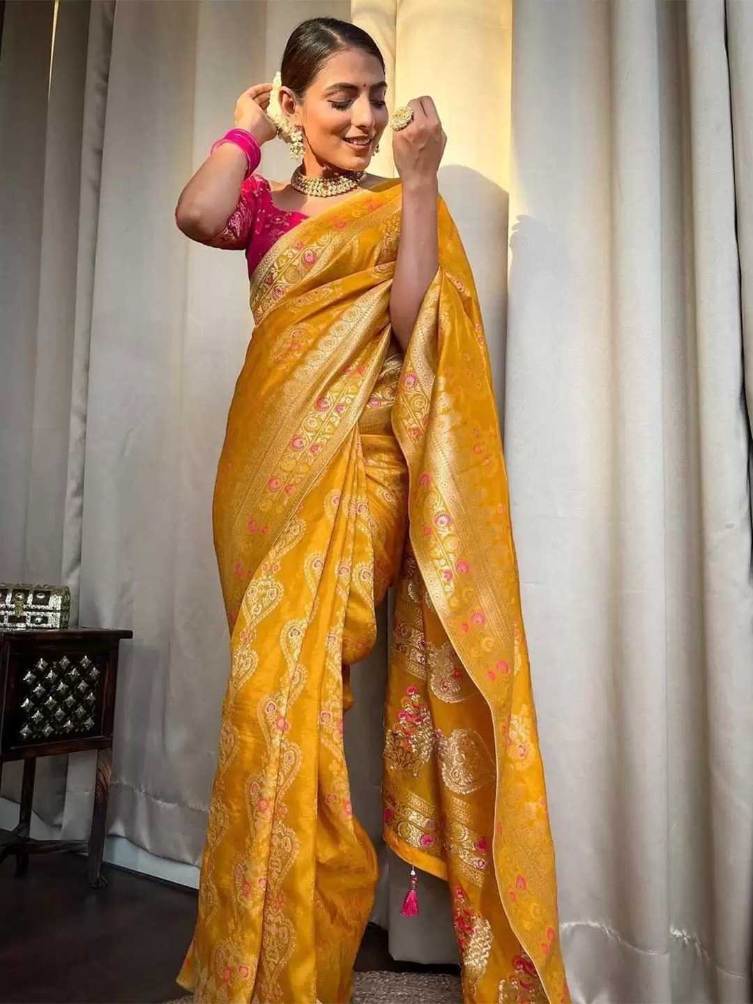 YNF Wholesale Banarasi Soft Silk Banarasi Silk Sarees RIN132 157 | Surat Manufacturer