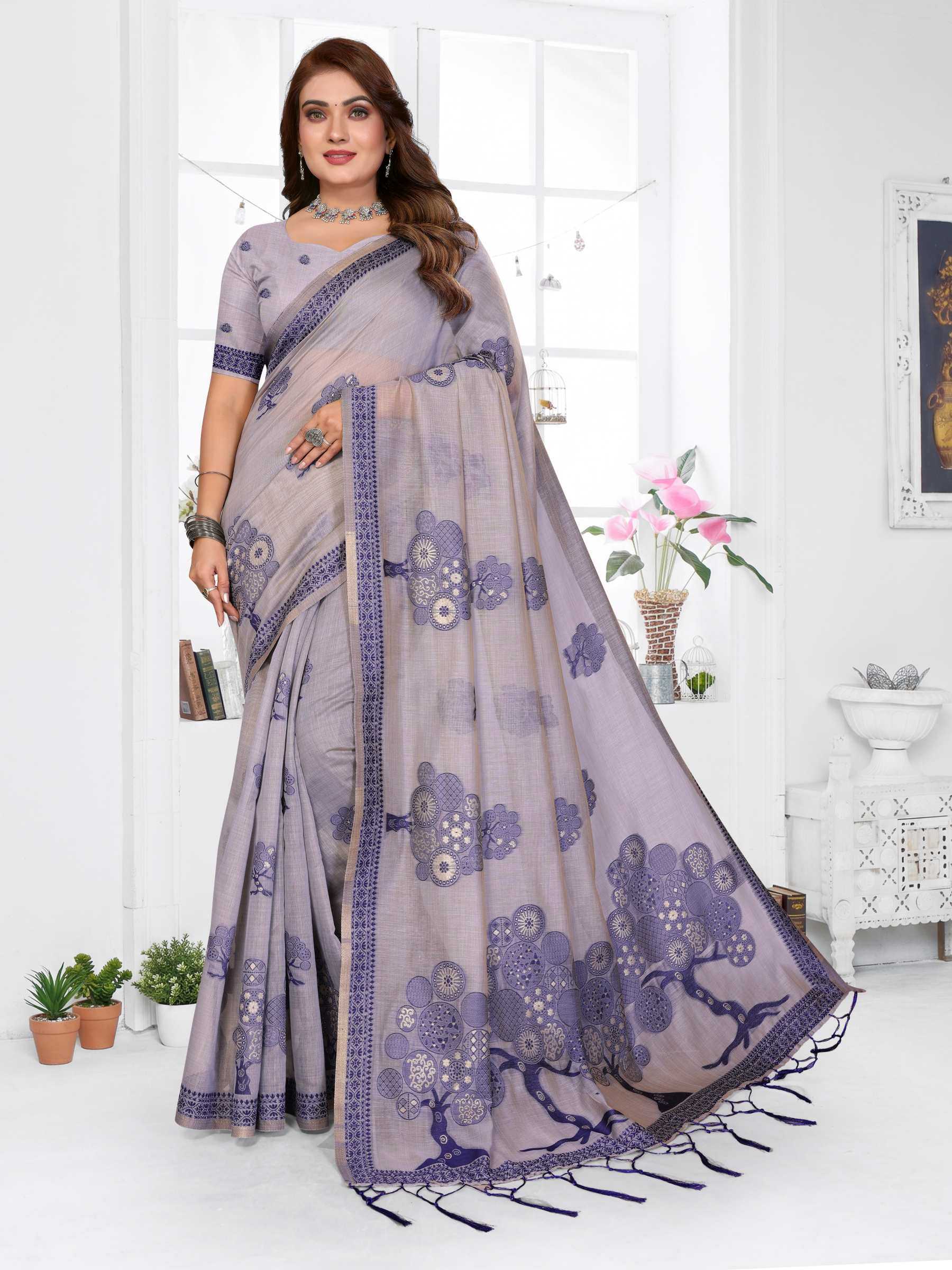 YNF Wholesale Cotton Fancy Sarees RIN144 Ashiwini | Surat Manufacturer