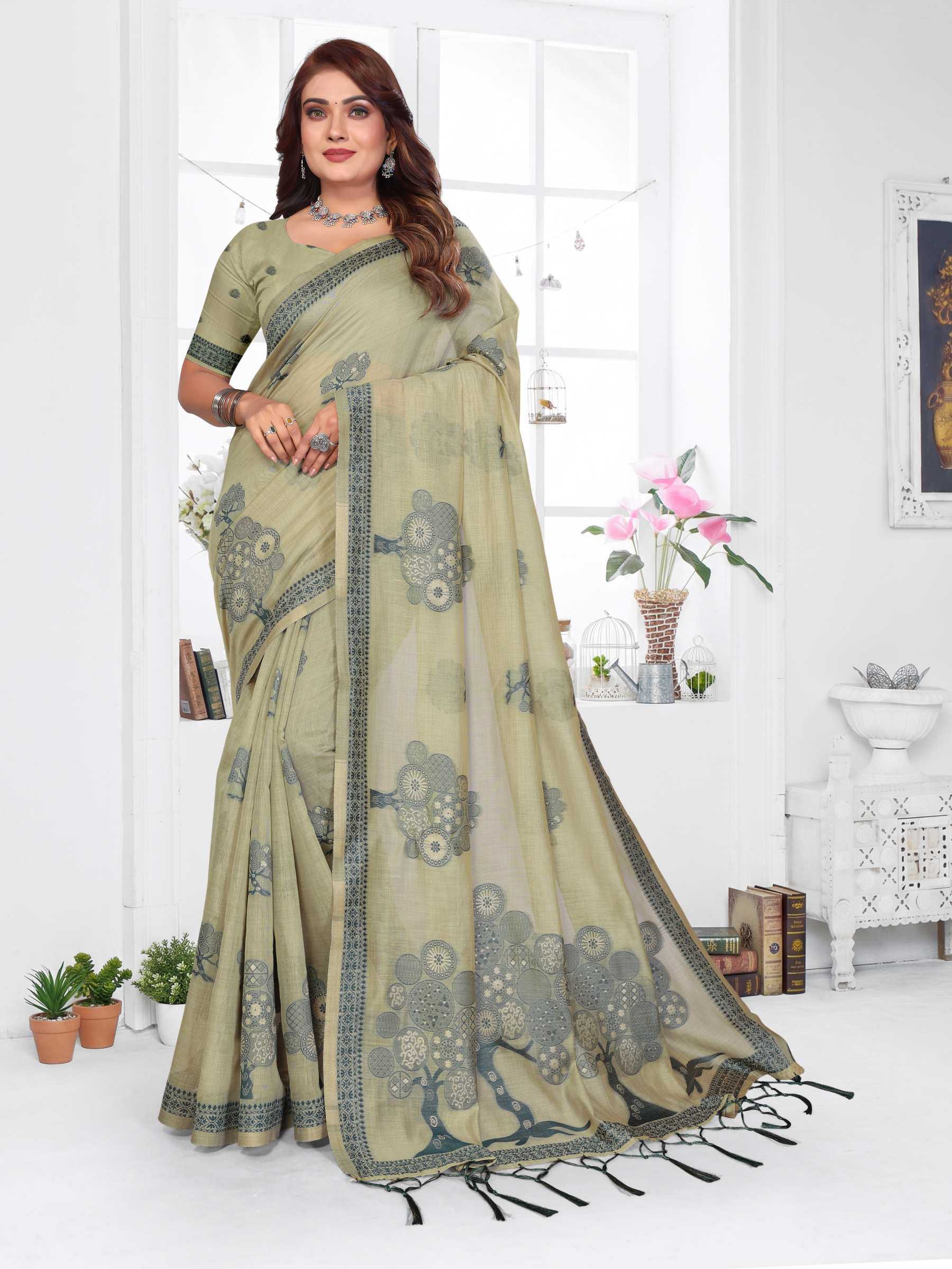 YNF Wholesale Cotton Fancy Sarees RIN144 Ashiwini | Surat Manufacturer