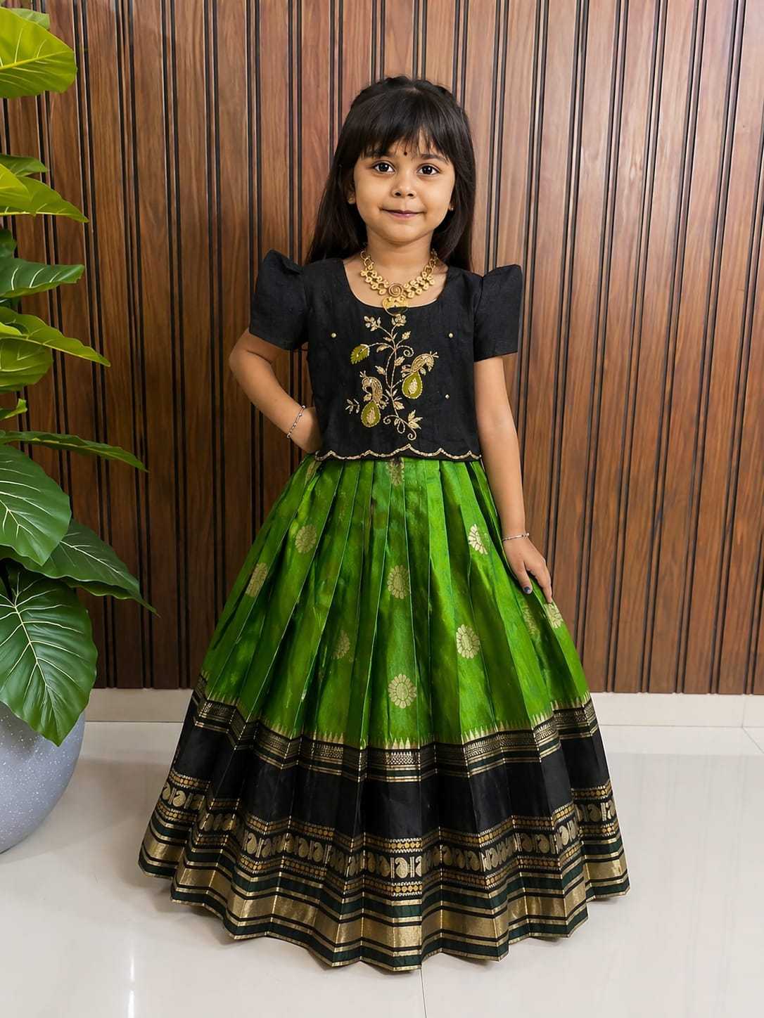 YNF Wholesale Pure Silk Kids Ethnic Wear RIN161 FULL | Surat Manufacturer