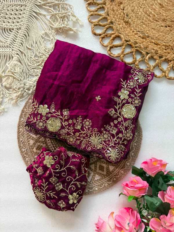 YNF Wholesale Space Silk Sequence Sarees RIN189 2029 | Surat Manufacturer