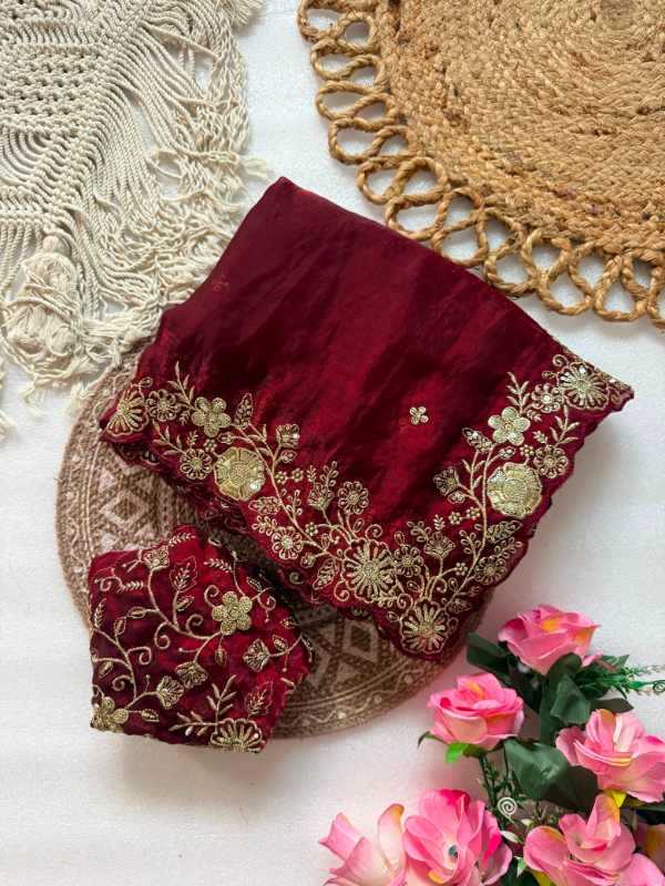 YNF Wholesale Space Silk Sequence Sarees RIN189 2029 | Surat Manufacturer