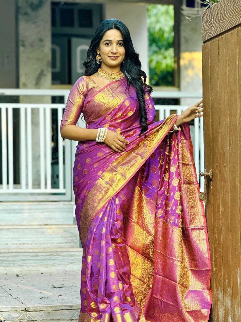 YNF Wholesale Banarasi Soft Silk Designer Sarees RIN211 PUSHPAV | Surat Manufacturer