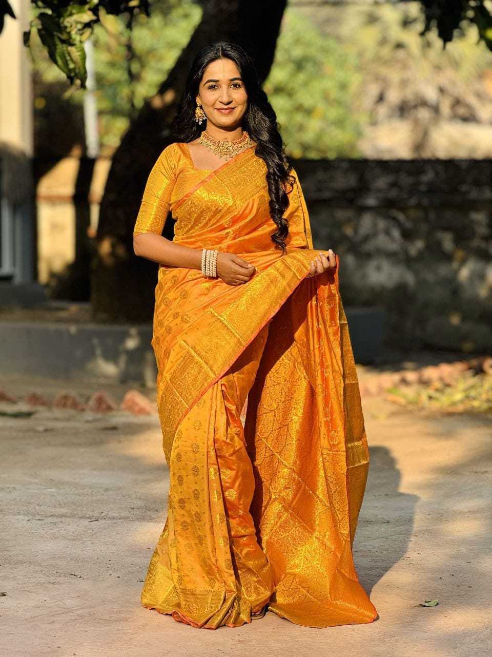 YNF Wholesale Banarasi Soft Silk Designer Sarees RIN211 PUSHPAV | Surat Manufacturer
