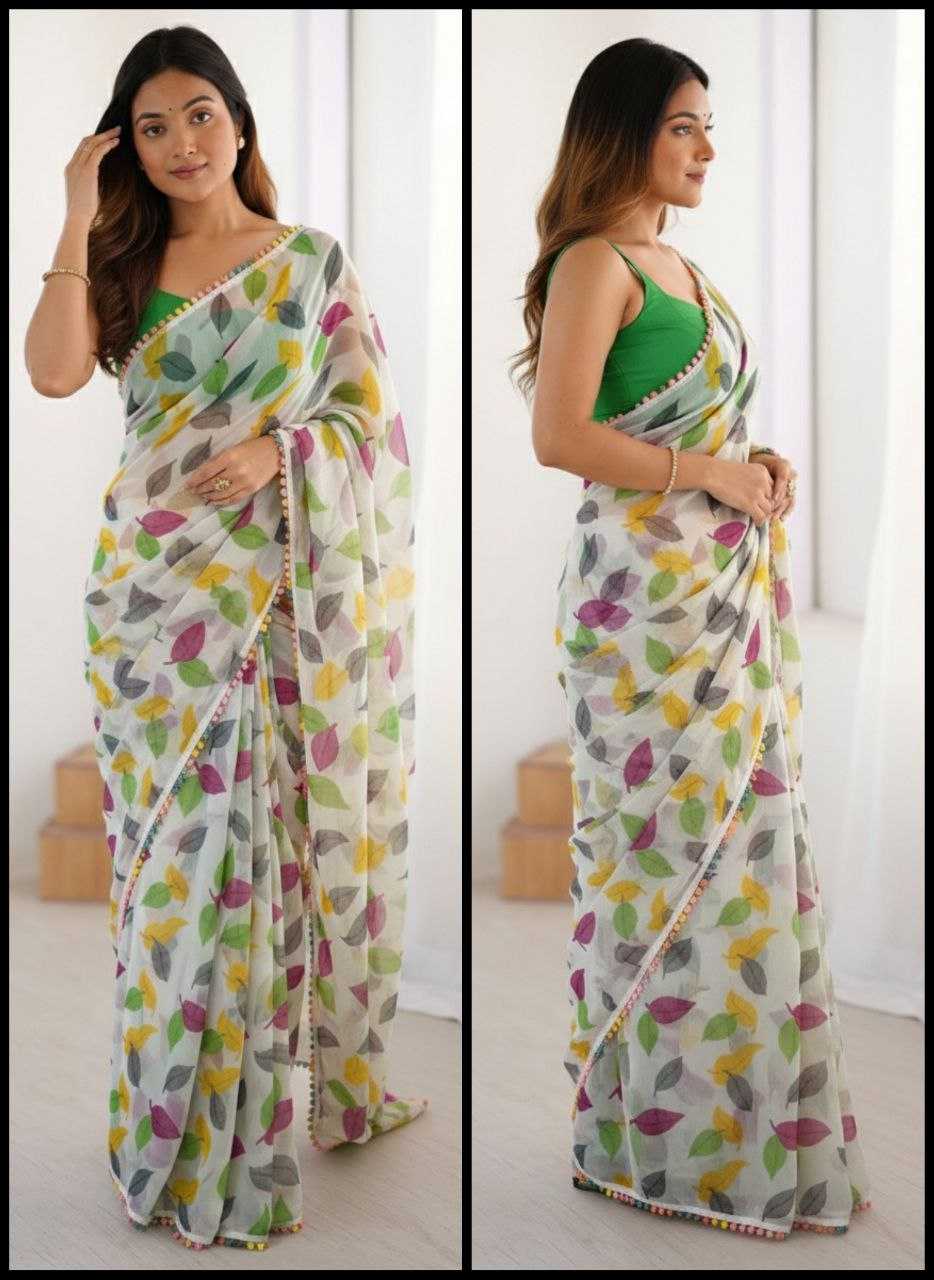 YNF Wholesale Chiffon Designer Sarees RIN231 AARTI | Surat Manufacturer