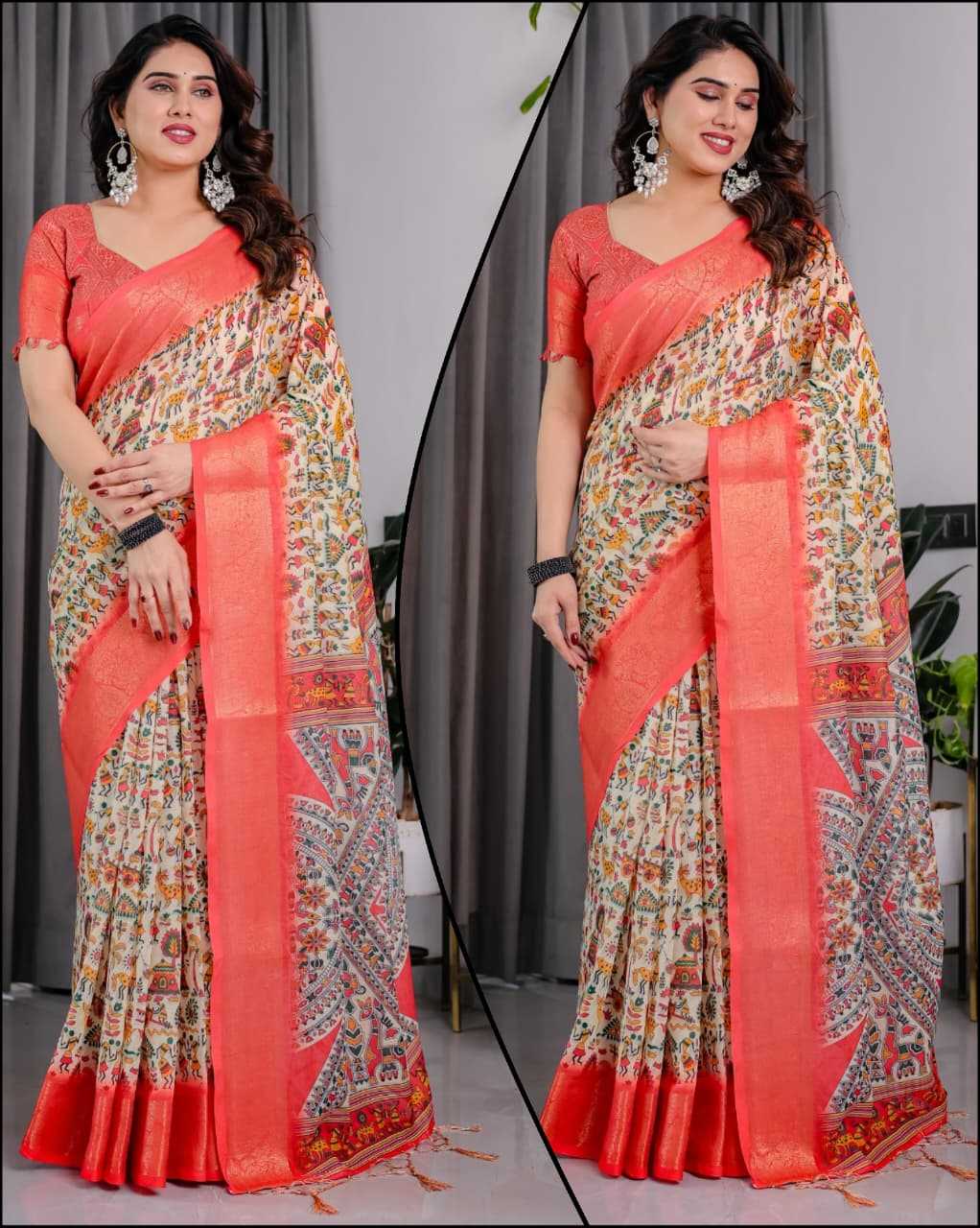 YNF Wholesale Zari Silk Printed Sarees RIN231 Digital | Surat Manufacturer