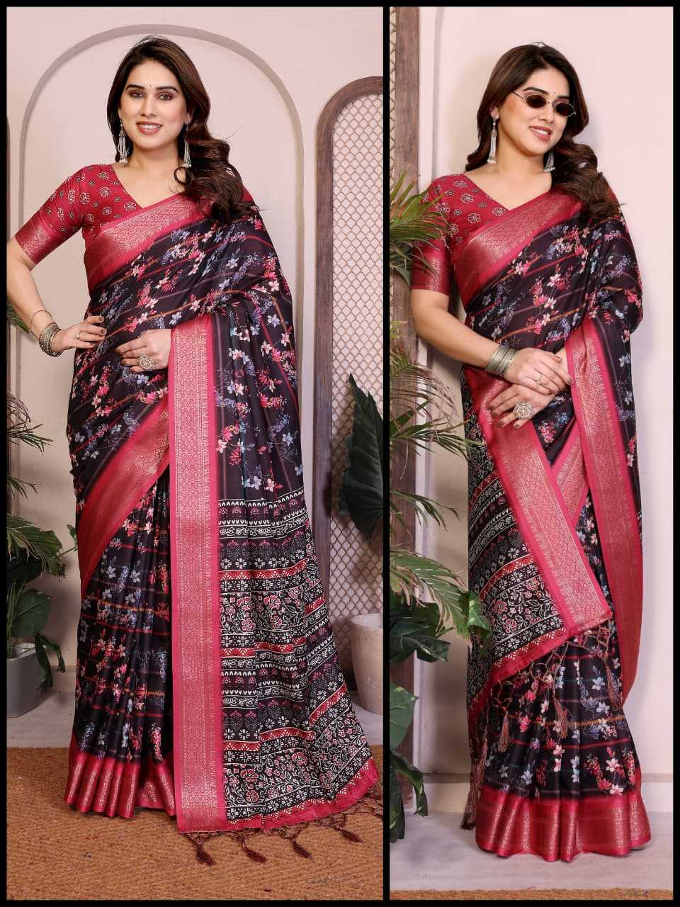 YNF Wholesale Cotton Fancy Sarees RIN231 FLORAL | Surat Manufacturer