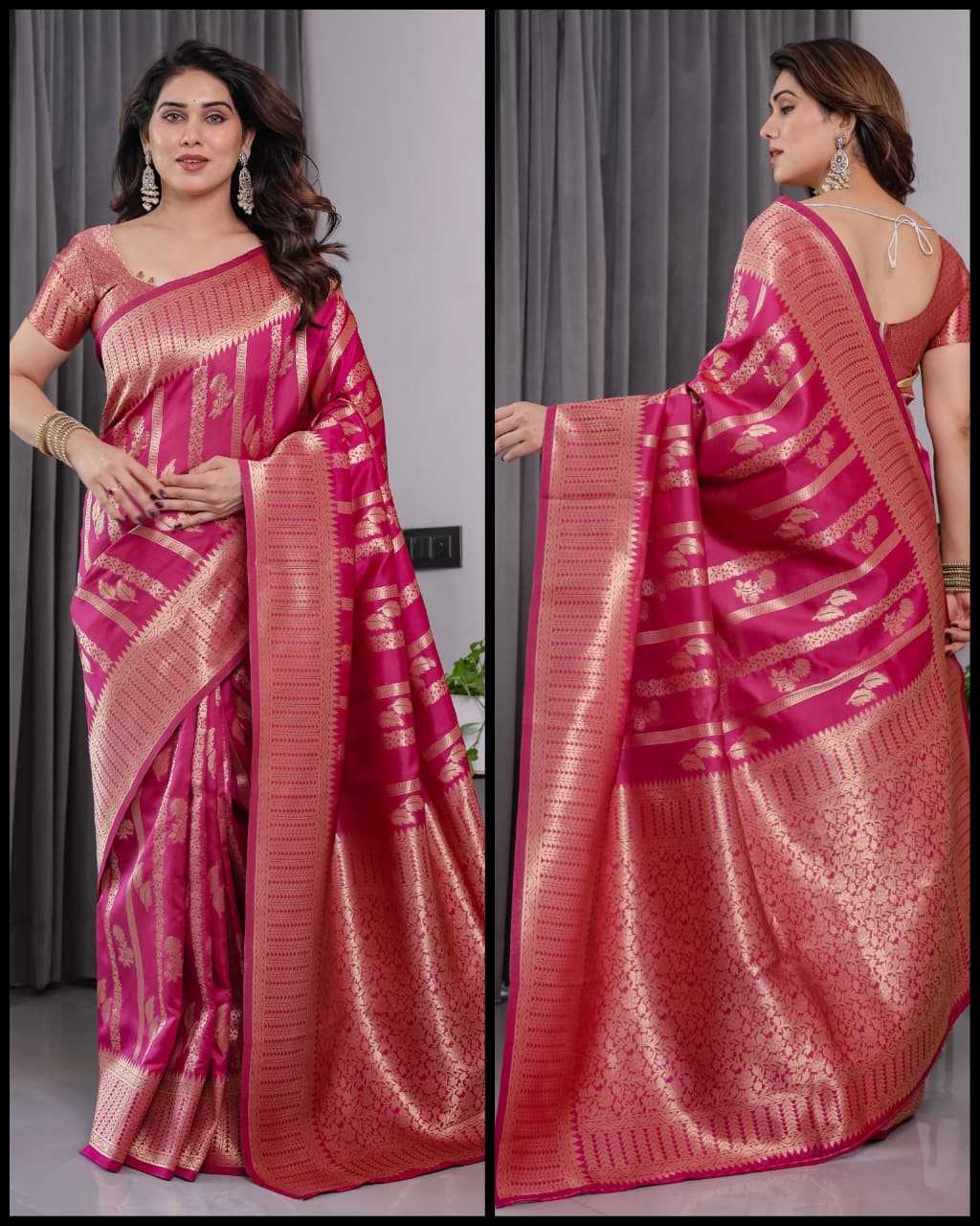 YNF Wholesale Banarasi Soft Silk Zari Border Sarees RIN231 Sarees | Surat Manufacturer