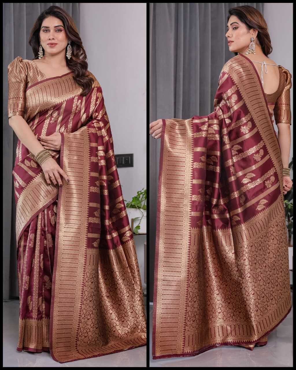 YNF Wholesale Banarasi Soft Silk Zari Border Sarees RIN231 Sarees | Surat Manufacturer