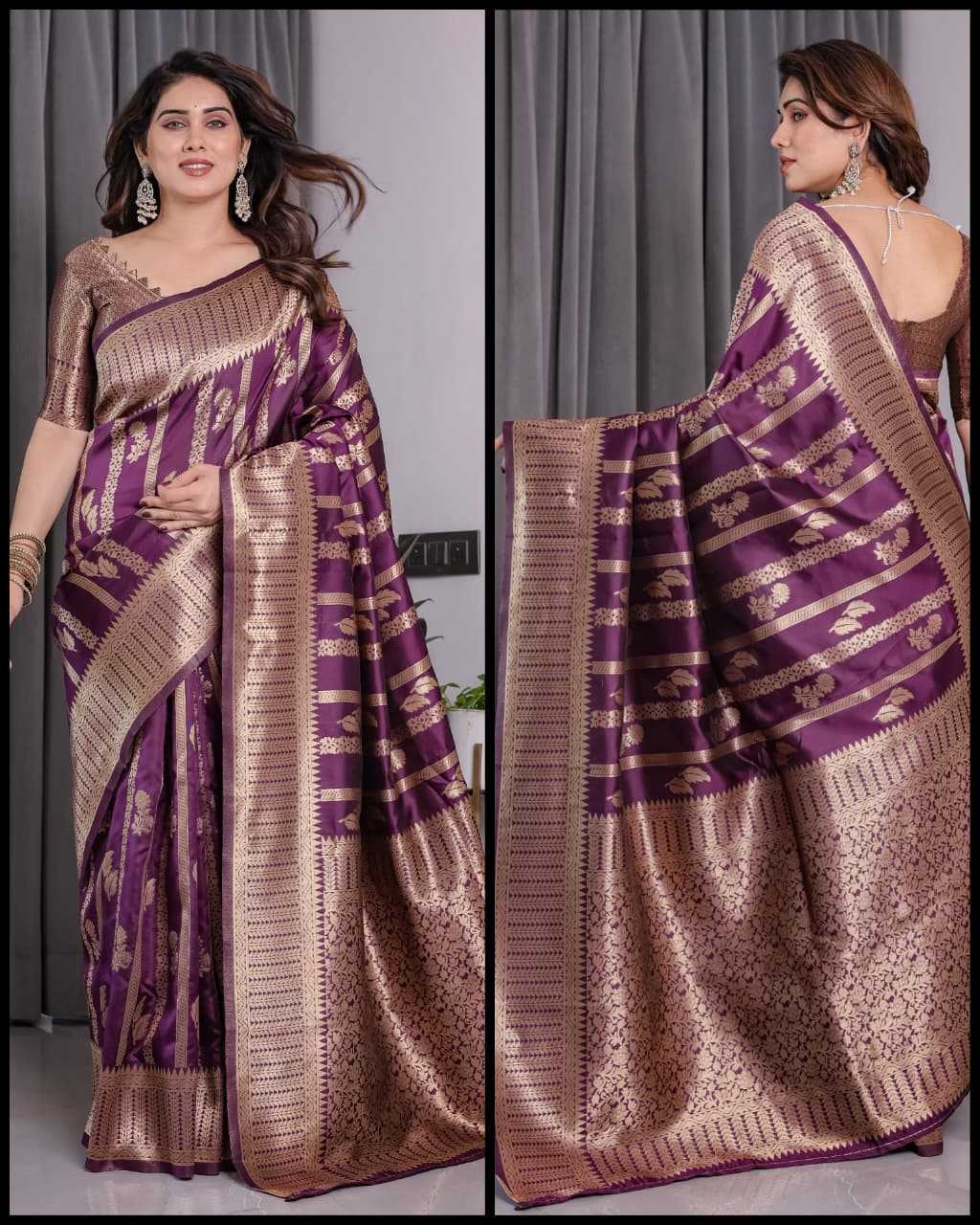 YNF Wholesale Banarasi Soft Silk Zari Border Sarees RIN231 Sarees | Surat Manufacturer