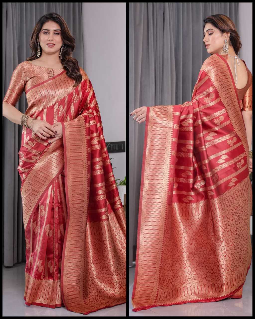 YNF Wholesale Banarasi Soft Silk Zari Border Sarees RIN231 Sarees | Surat Manufacturer
