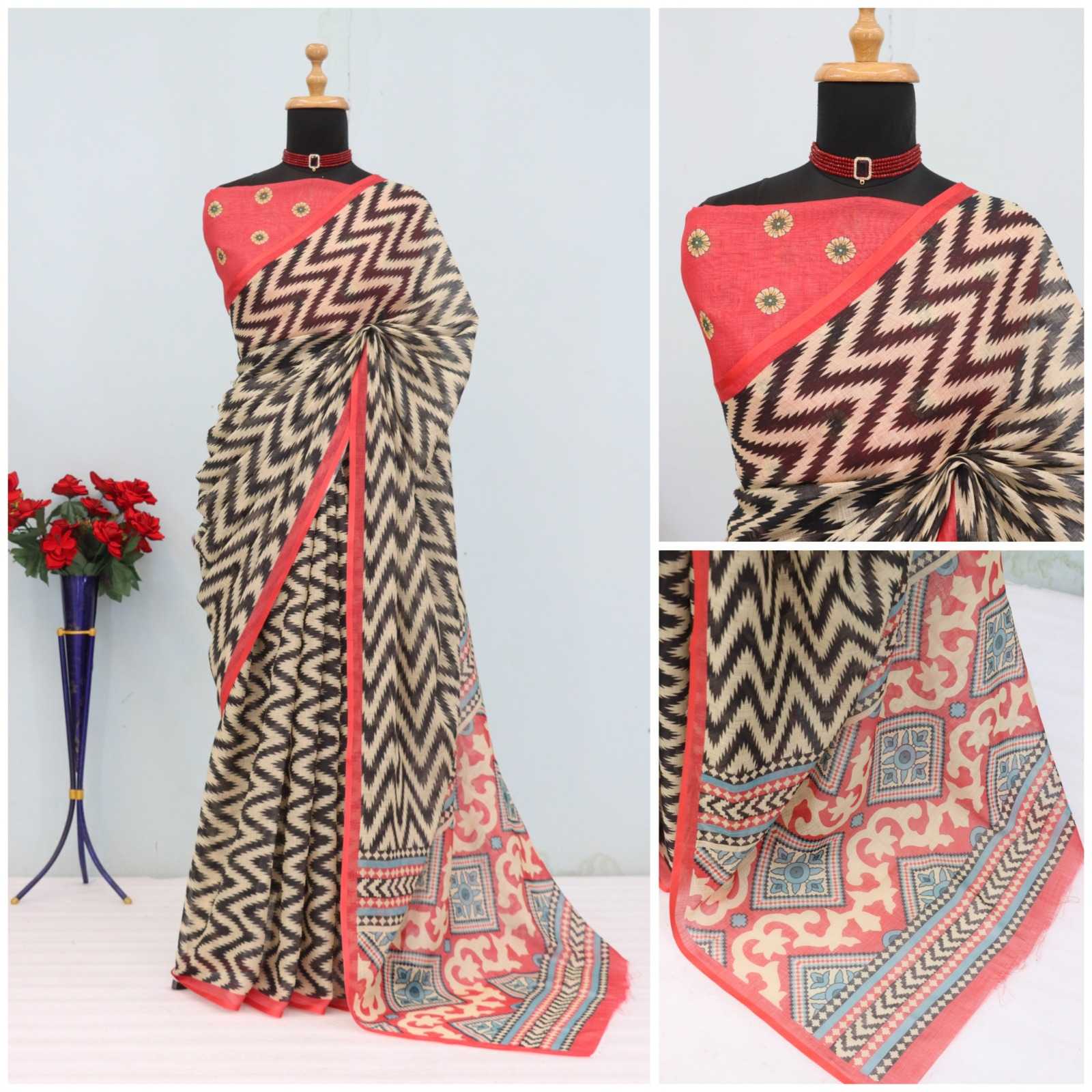 YNF Wholesale Cotton Printed Sarees RIN231 UNIFORM | Surat Manufacturer
