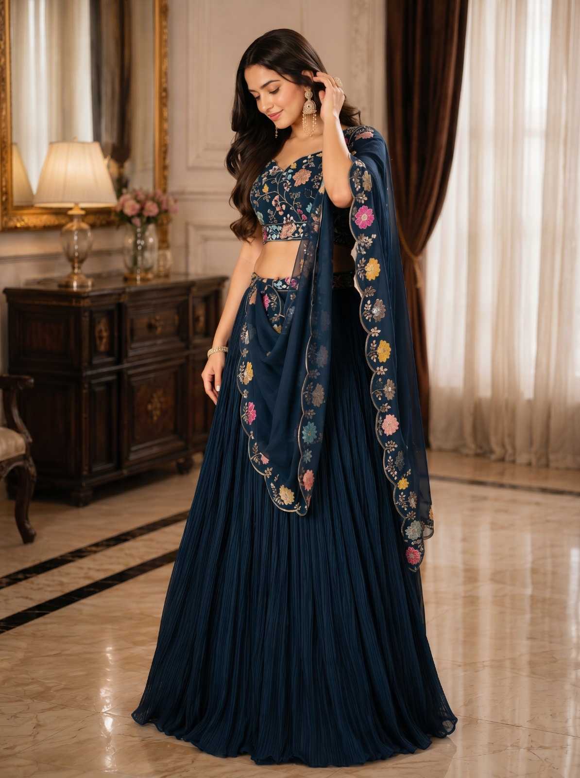 YNF Wholesale Premium Georgette Designer Lehenga KESH173 1101 | Surat Manufacturer