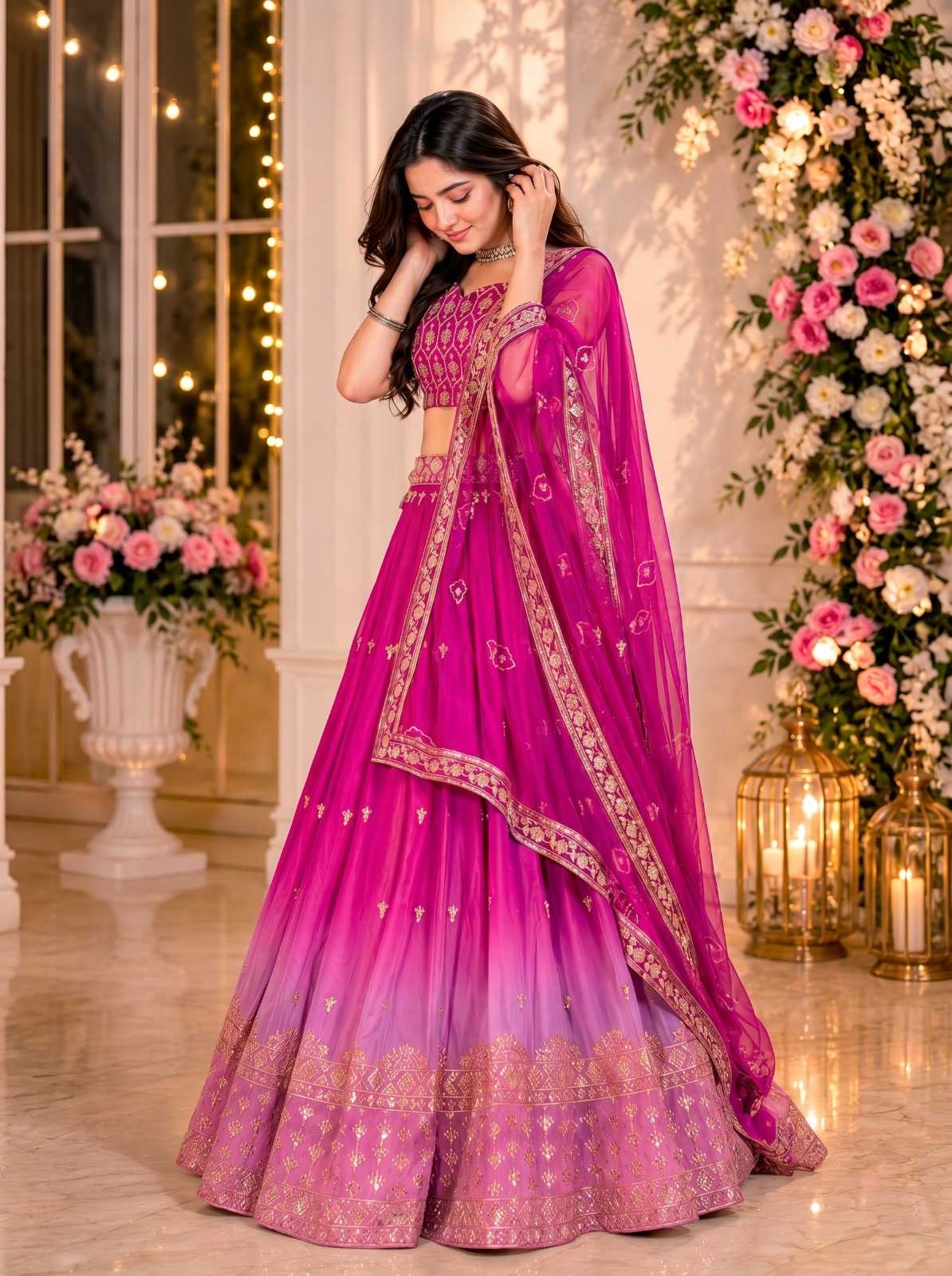 YNF Wholesale Heavy Silk Designer Lehenga KESH173 | Surat Manufacturer
