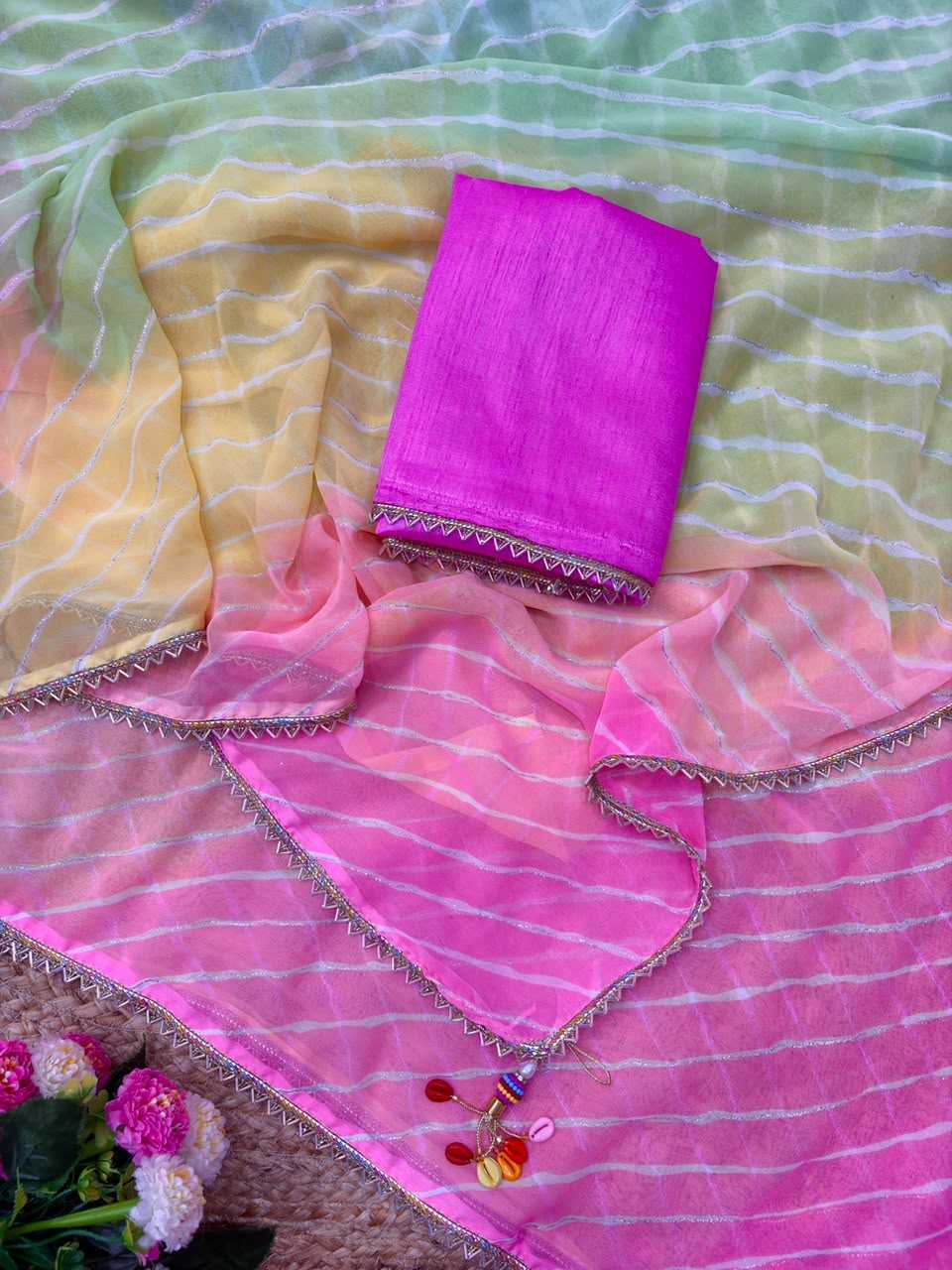 YNF Wholesale Georgette Fancy Sarees KESH179 JAMKUDI | Surat Manufacturer
