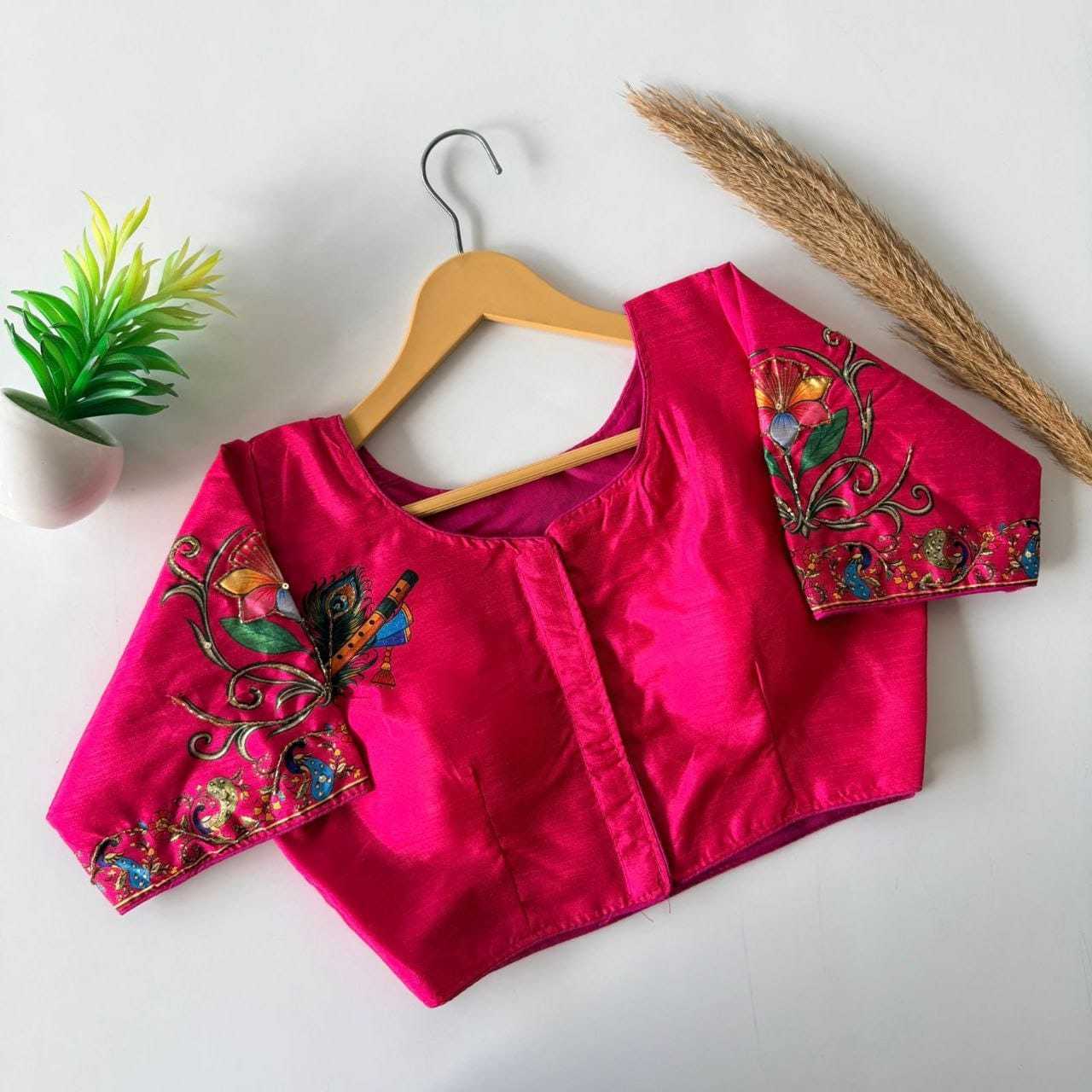 YNF Wholesale Pure Silk Designer Blouse  | Surat Manufacturer