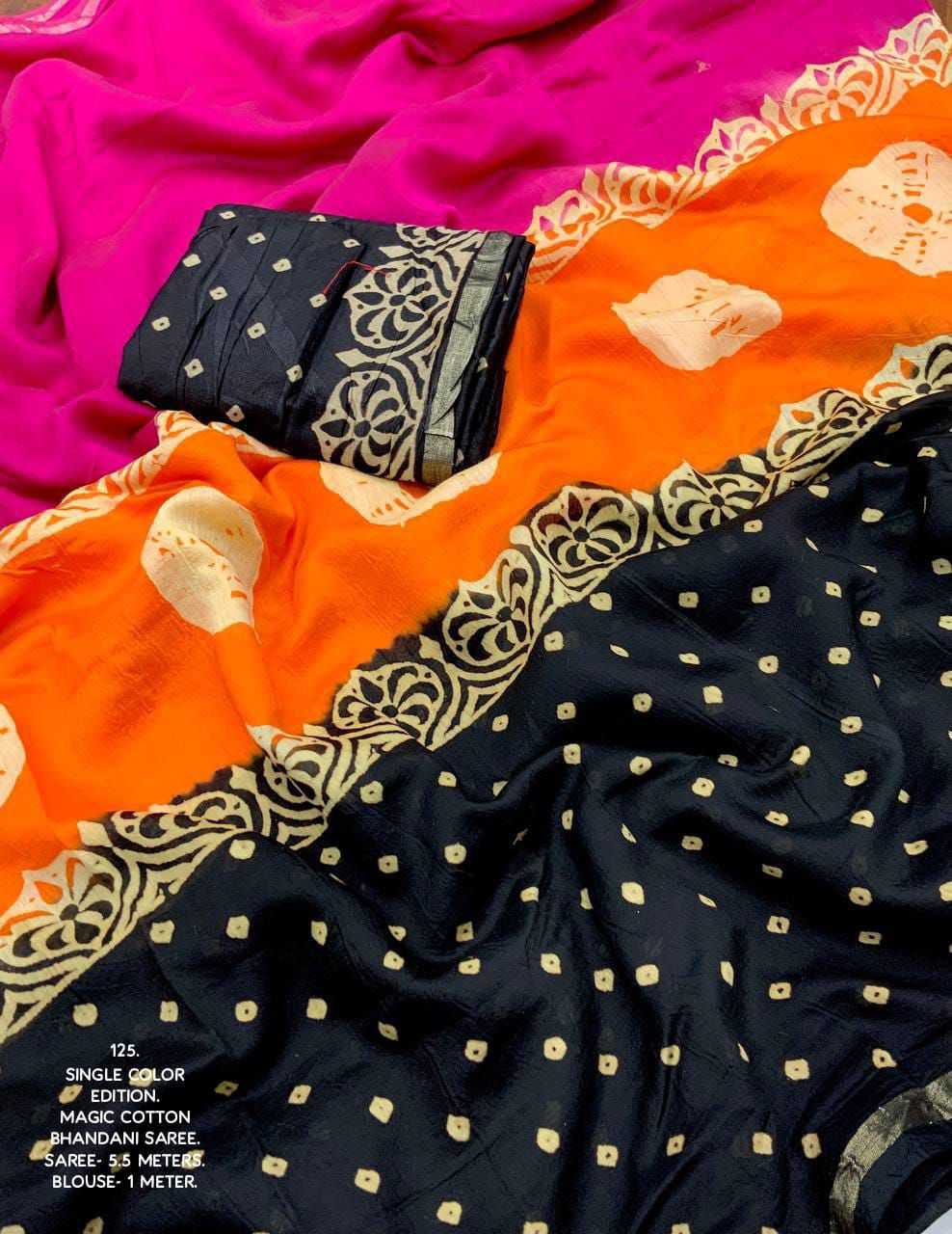 YNF Wholesale Chanderi Cotton Zari Border Sarees KESH433 125 | Surat Manufacturer