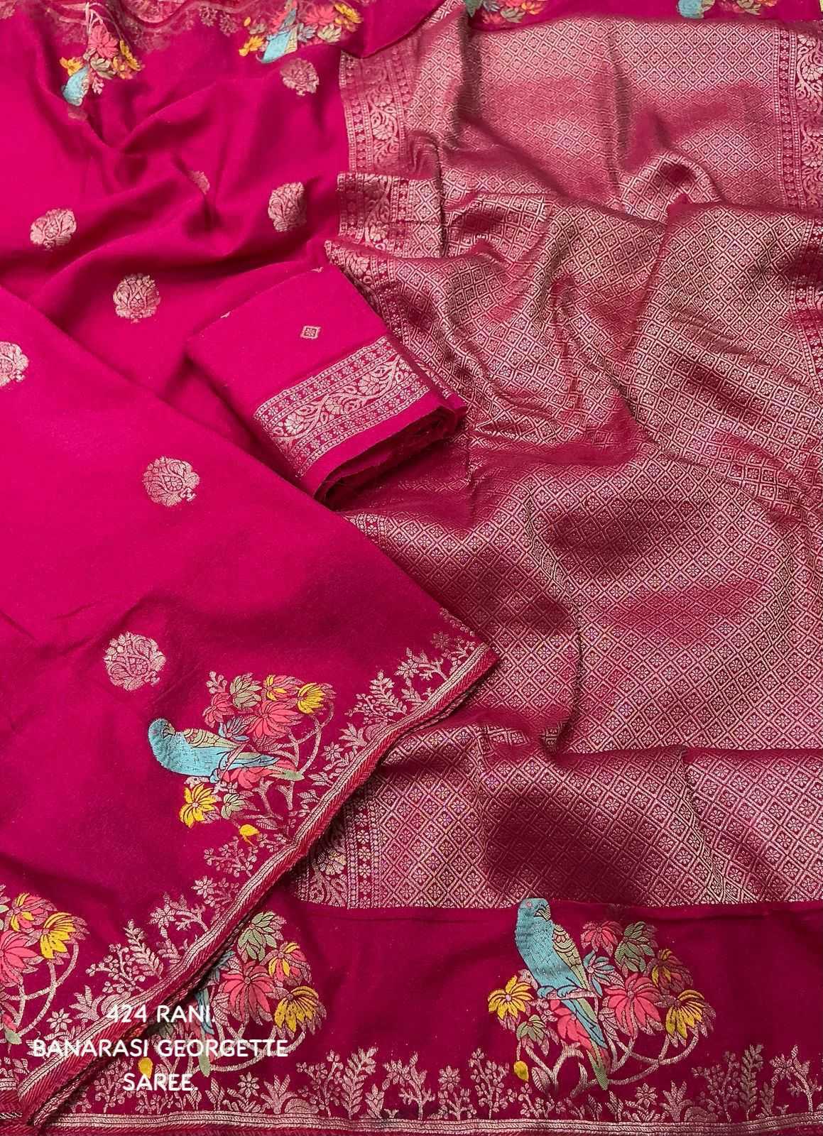 YNF Wholesale Premium Georgette Georgette Sarees KESH433 424 | Surat Manufacturer