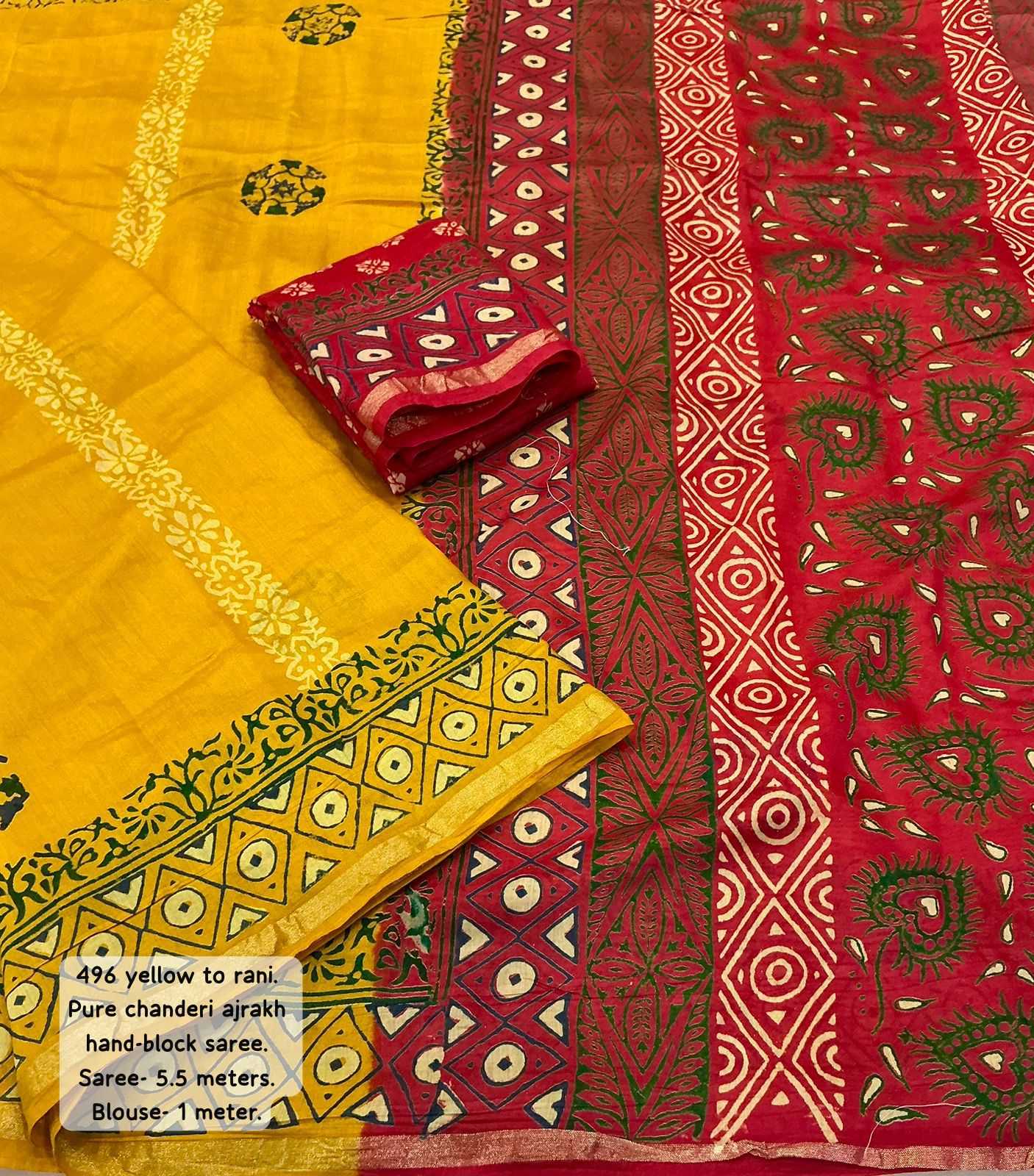 YNF Wholesale Chanderi Cotton Zari Border Sarees KESH433 496 | Surat Manufacturer