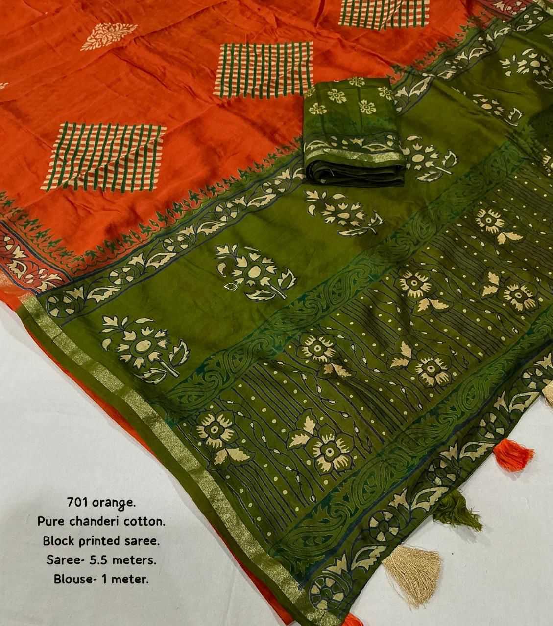 YNF Wholesale Chanderi Cotton Zari Border Sarees KESH433 496 | Surat Manufacturer