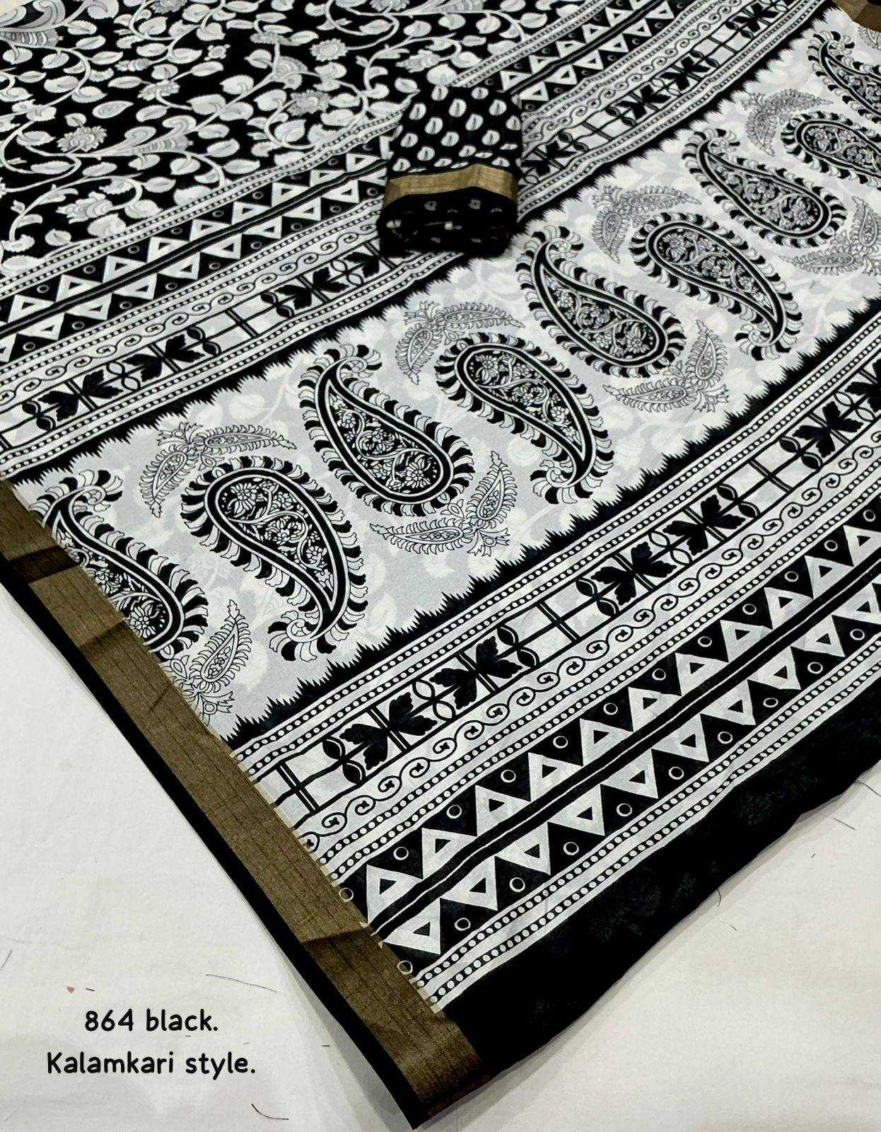 YNF Wholesale Cotton Printed Sarees KESH433 864 | Surat Manufacturer