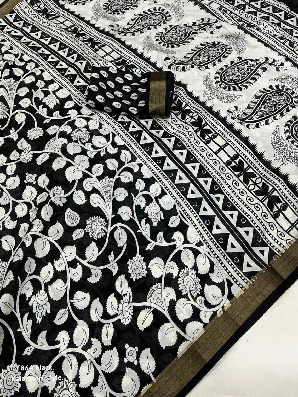 YNF Wholesale Cotton Printed Sarees KESH433 864 | Surat Manufacturer