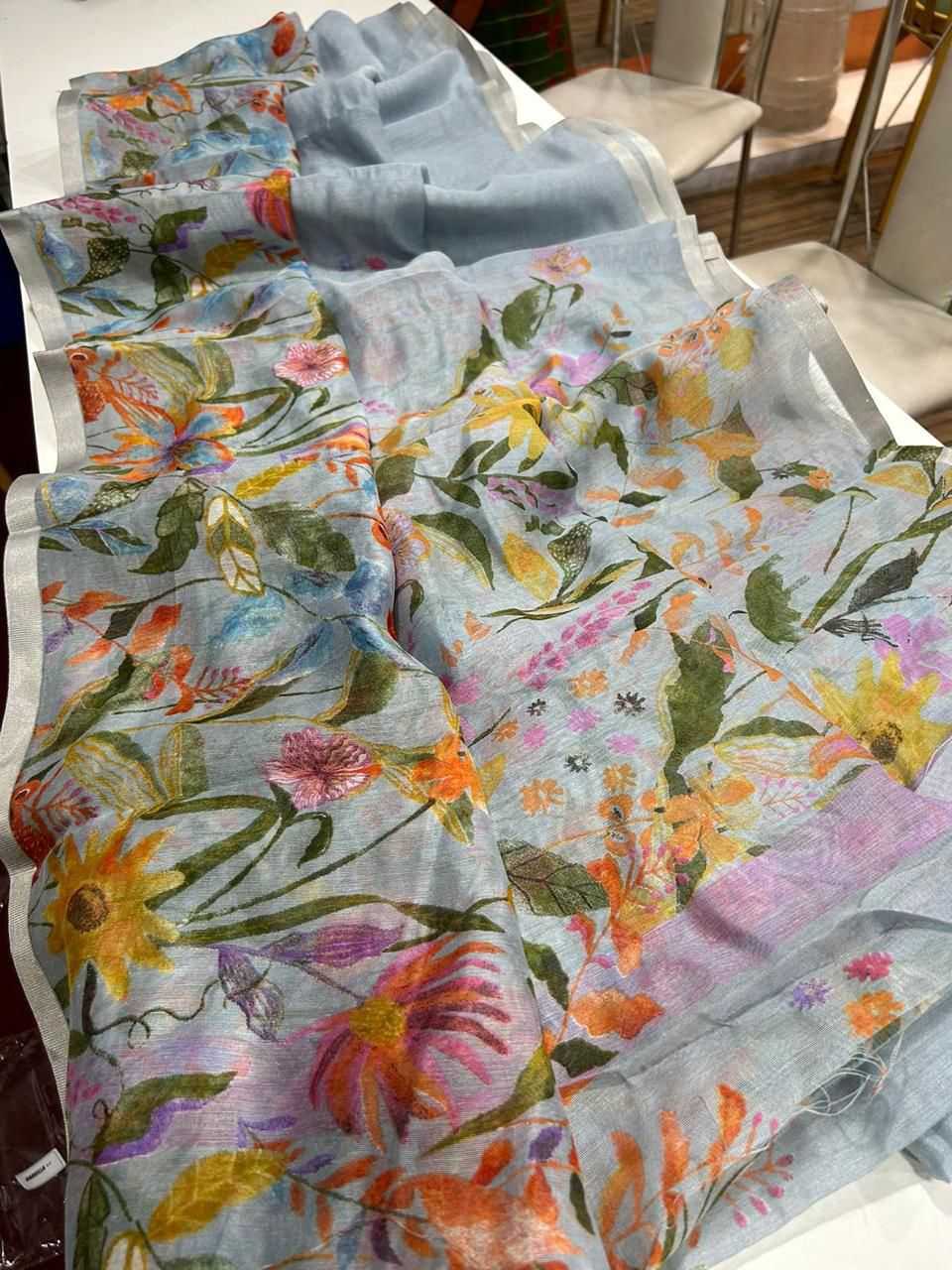 YNF Wholesale Linen Fancy Sarees KESH484 Rabina | Surat Manufacturer