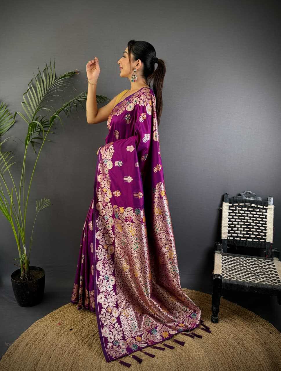 YNF Wholesale Banarasi Soft Silk Banarasi Silk Sarees KESH548 Chandni | Surat Manufacturer