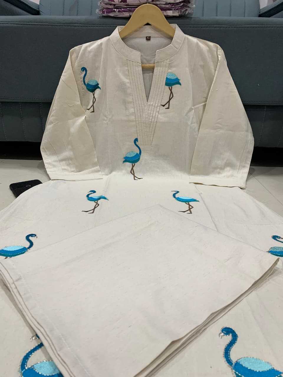 YNF Wholesale Khadi Cotton Embroidery Suits KESH613 DIVYA | Surat Manufacturer
