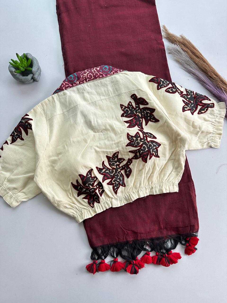 YNF Wholesale Khadi Cotton Printed Blouse  | Surat Manufacturer