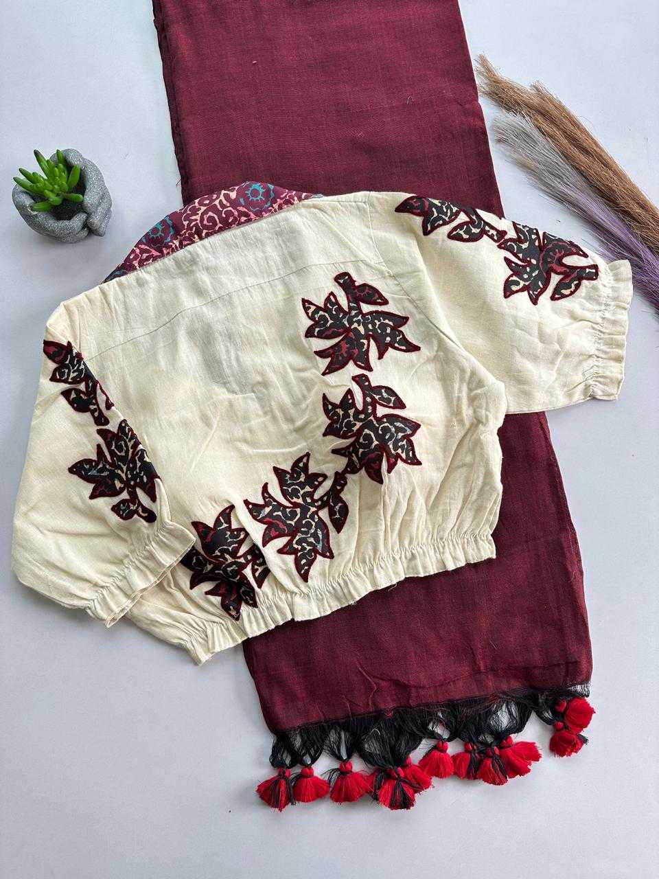 YNF Wholesale Khadi Cotton Printed Blouse  | Surat Manufacturer